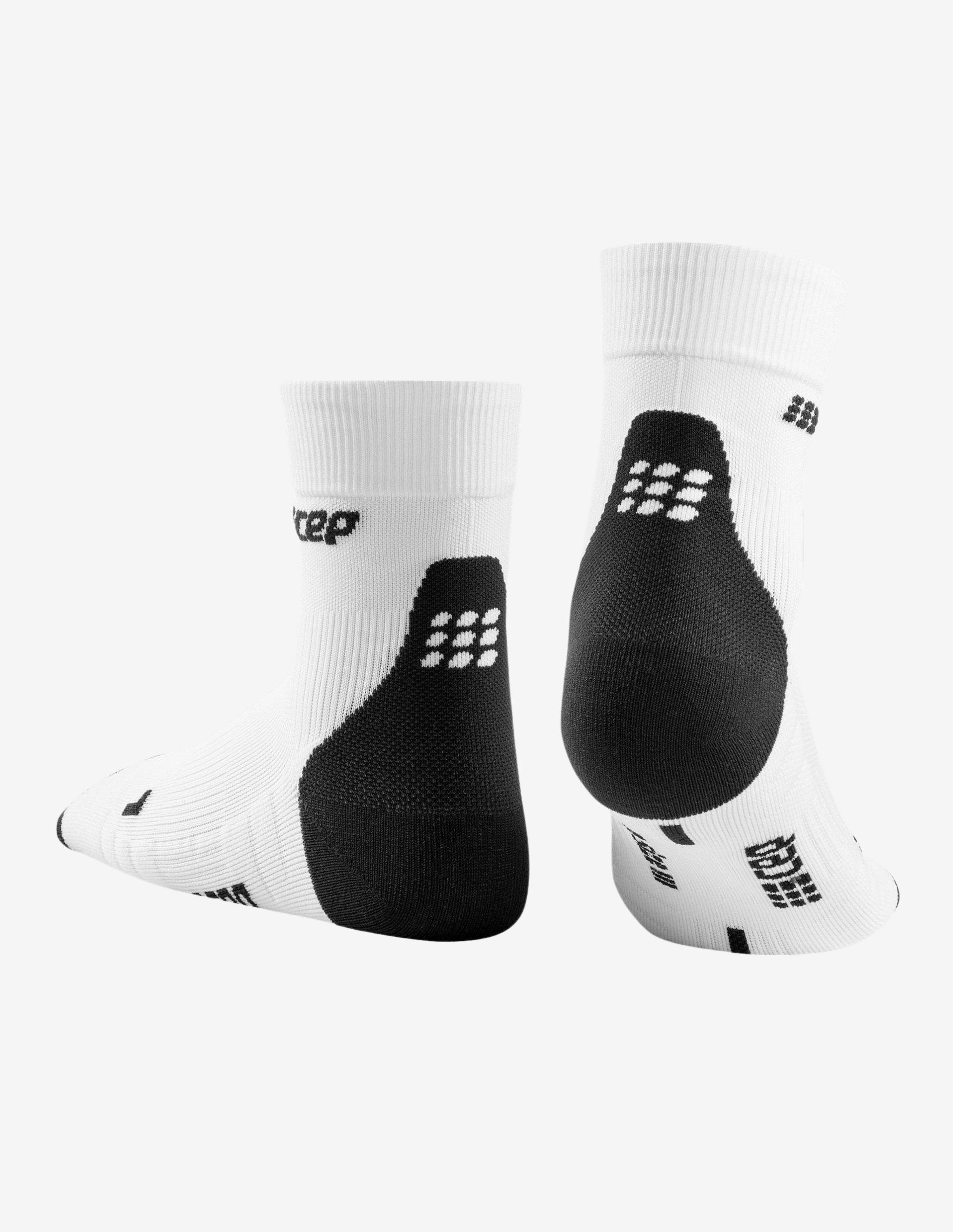 CEP Socks Short Cut 3.0 White/Grey-Socks-CEP Compression-Guru Muscle