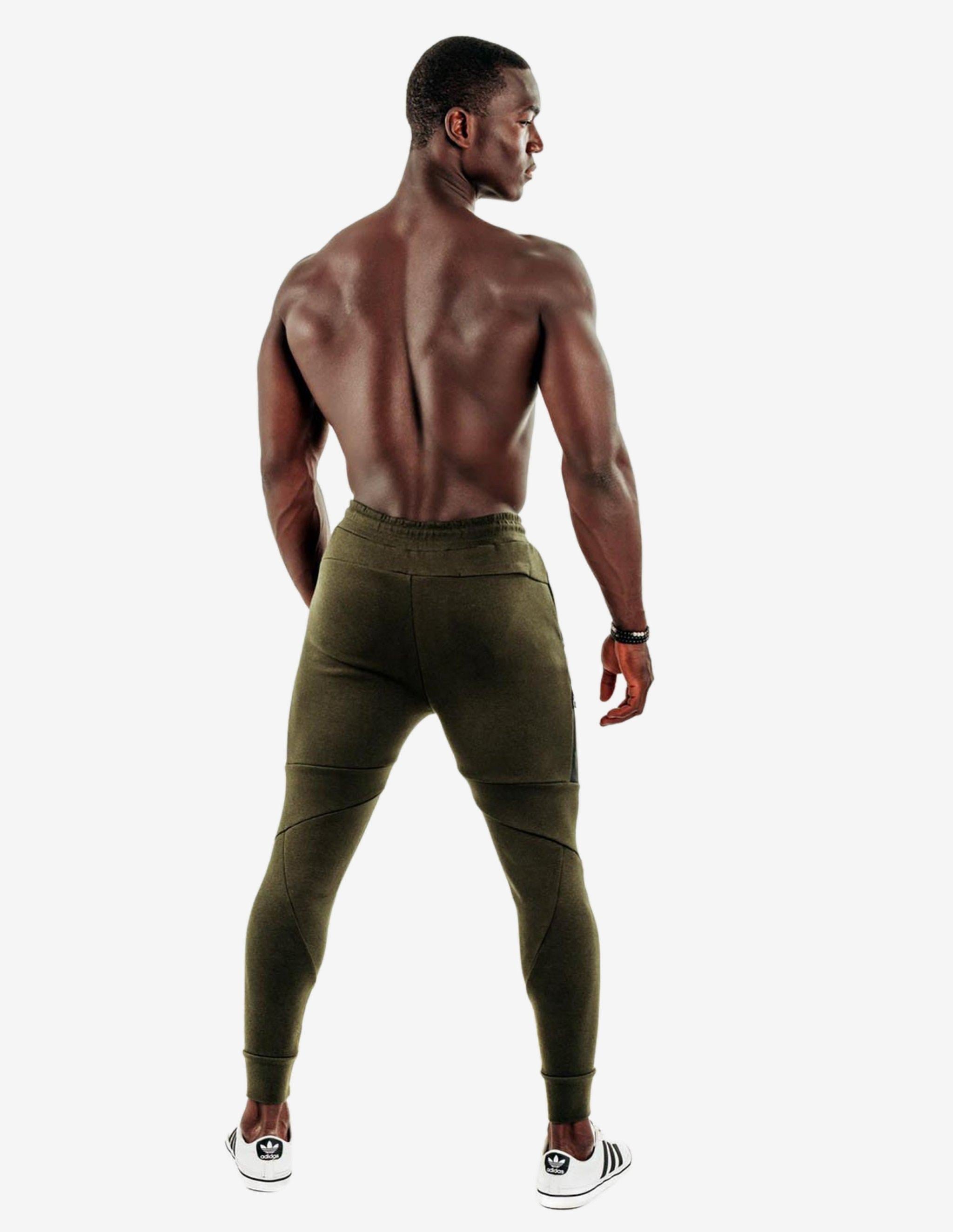 CrossFleece MK.II Bottoms - Hunter Green-Bottom Man-Biink Athleisure-Guru Muscle