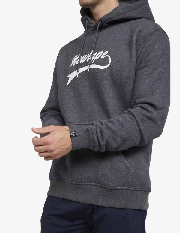 Dynamic Hooded Pullover Sweatshirt - Charcoal-Hoodie Man-NEWTYPE-Guru Muscle