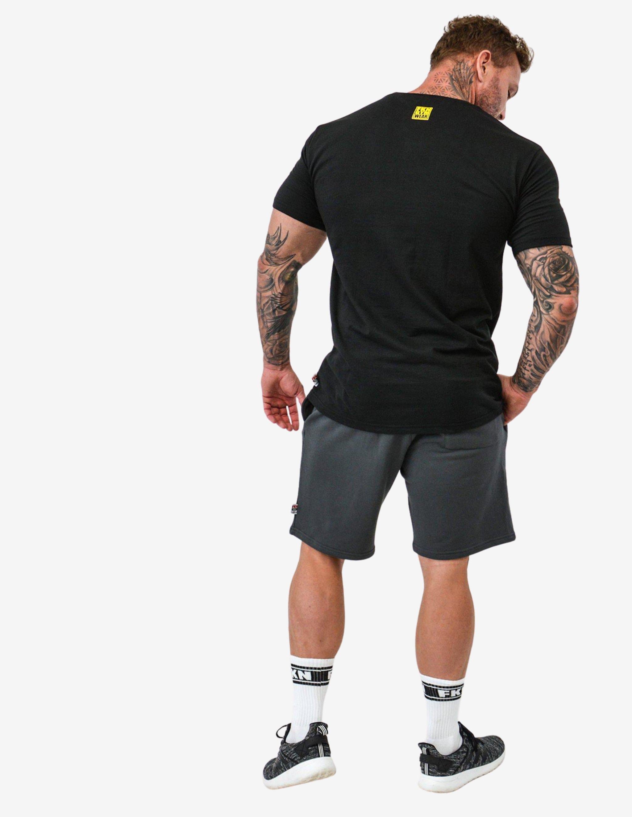 Grey-Shorts Man-FKN Gym Wear-Guru Muscle