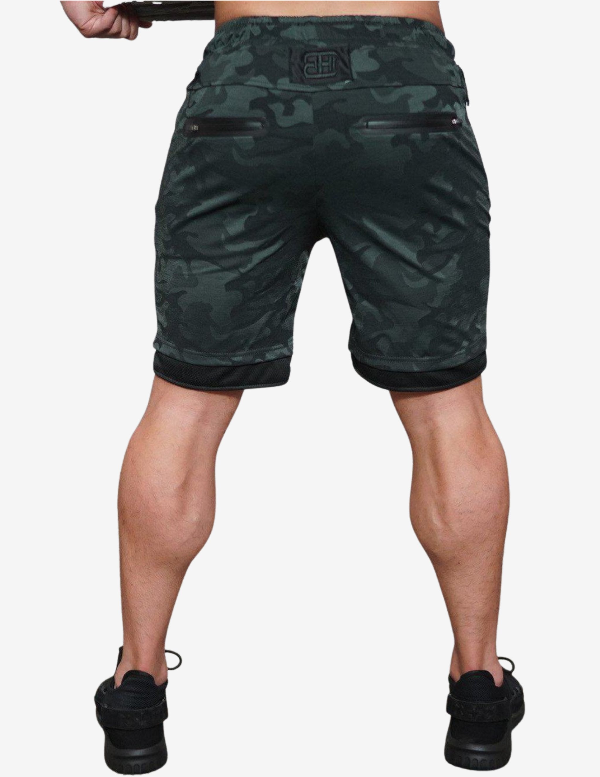 XA1 SwimX shorts – Gun Metal Camo-Swimwear Man-Body Engineers-Guru Muscle