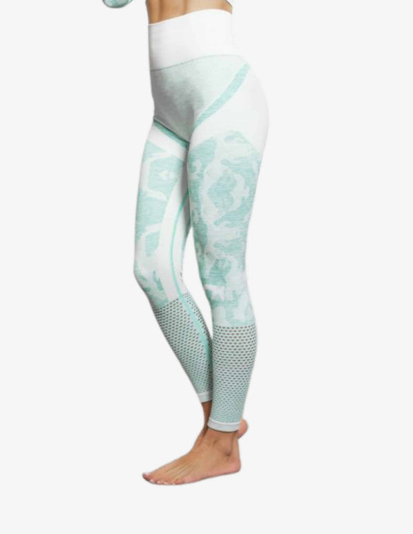 ATHENA Seamless Legging High Waist – MINT-Leggings-Body Engineers-Guru Muscle