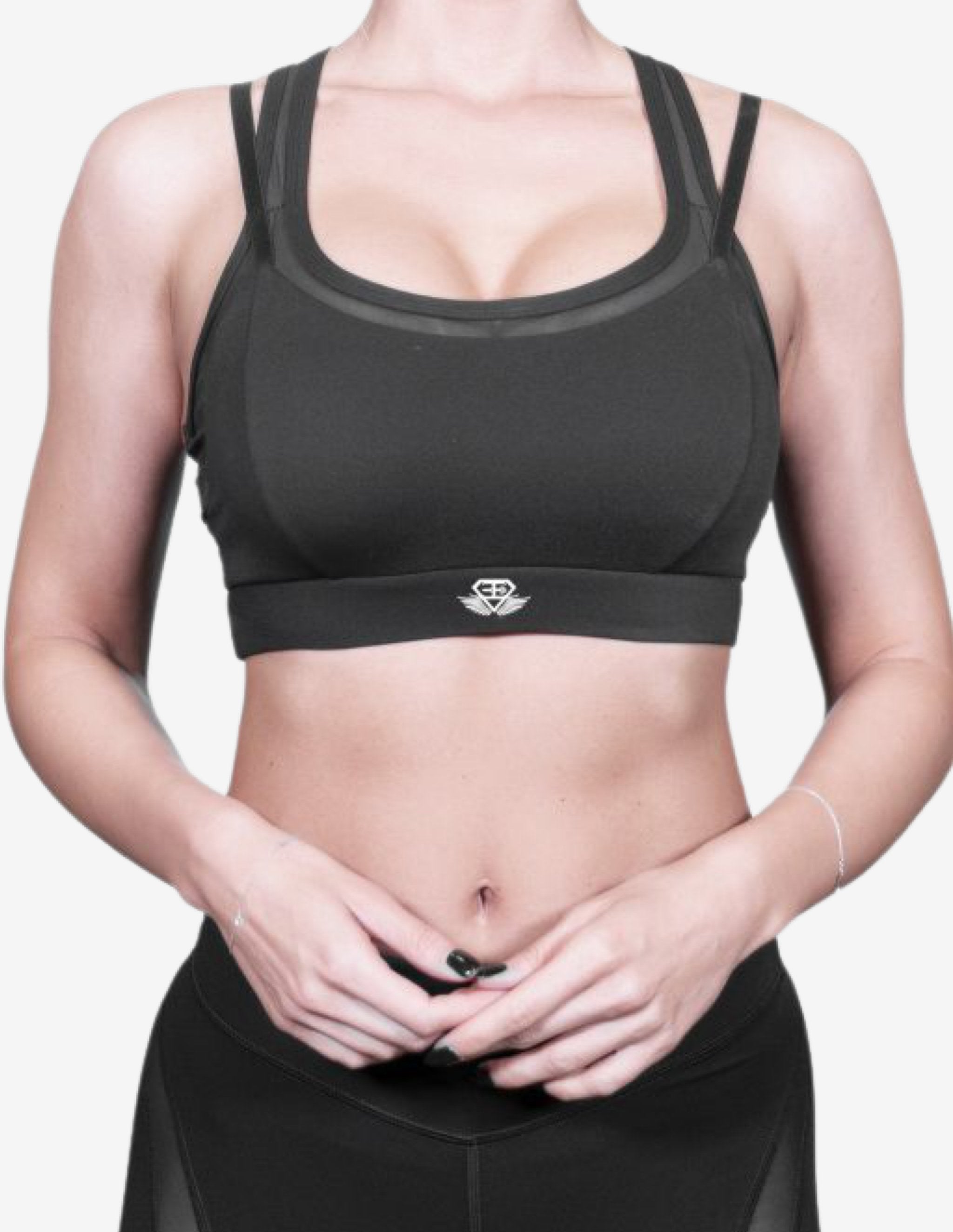 AVILA TECH BRA – BLACK-Sport Bra-Body Engineers-Guru Muscle