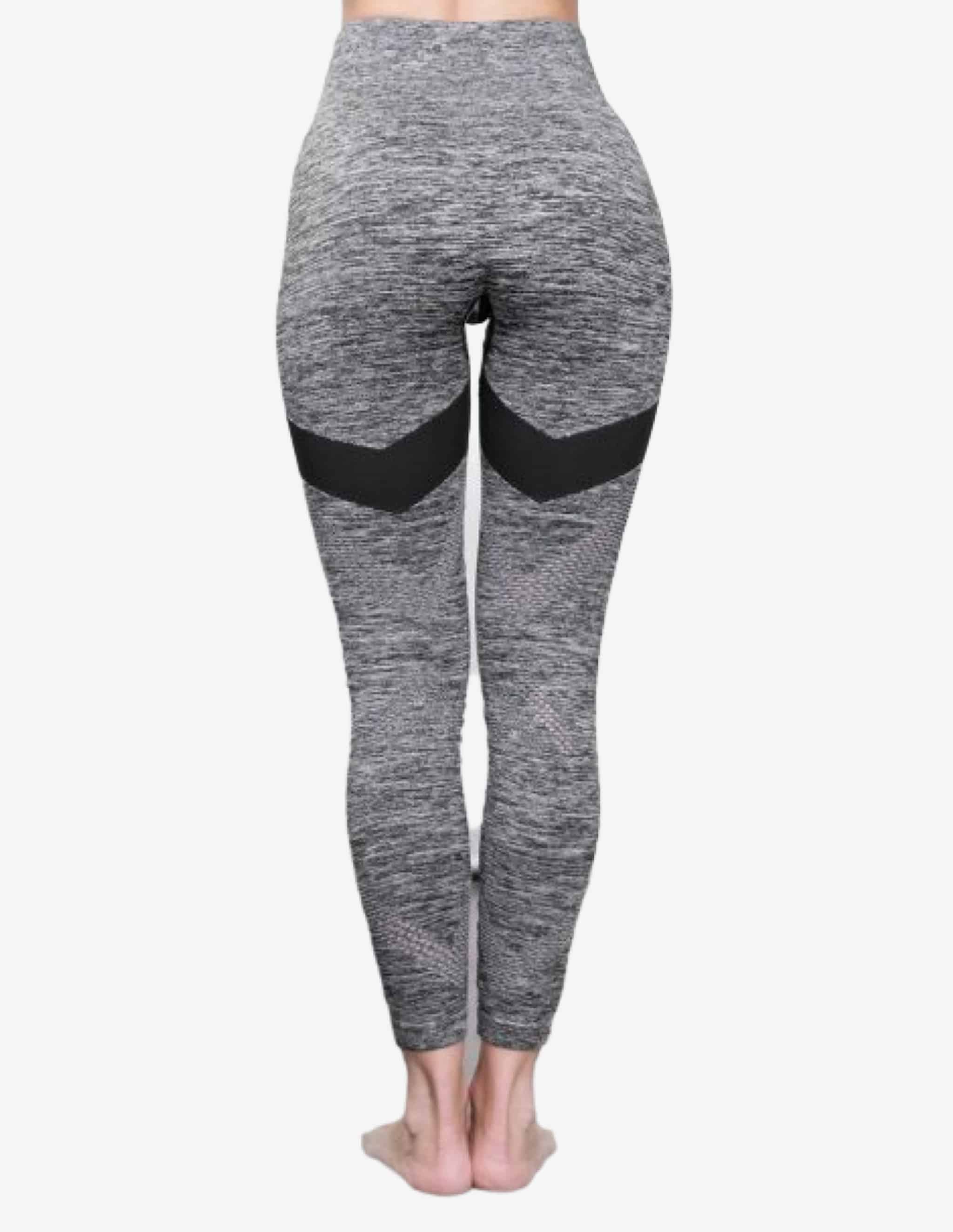 AZTEC Seamless Legging High Waist – Medium Grey-Leggings-Body Engineers-Guru Muscle