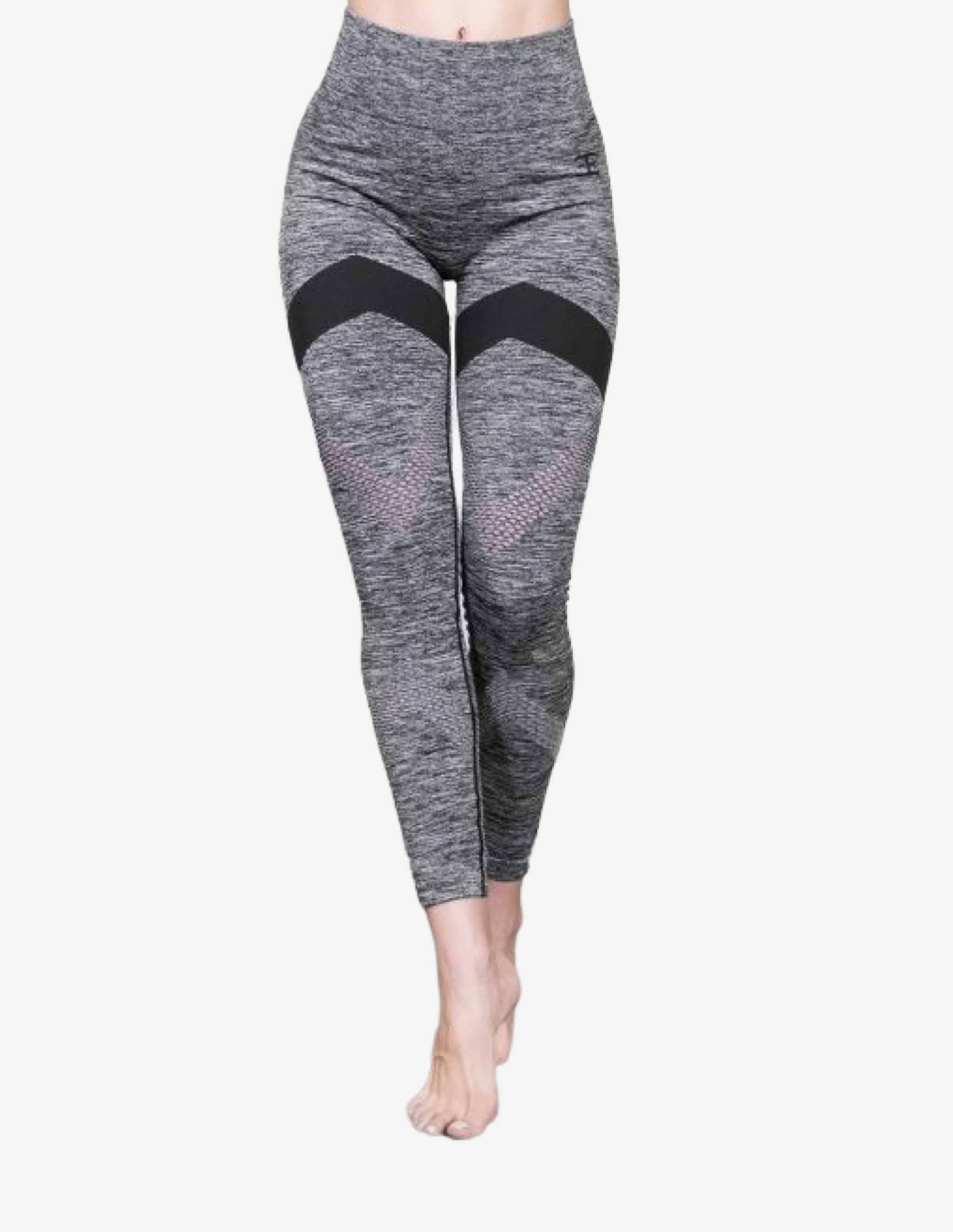 AZTEC Seamless Legging High Waist – Medium Grey-Leggings-Body Engineers-Guru Muscle