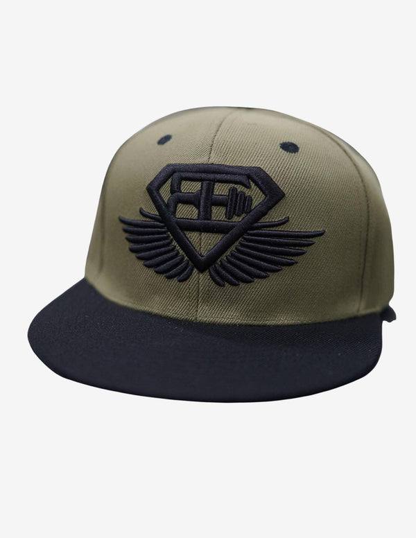 BE Snapback – Olive Green-Snapback-Body Engineers-Guru Muscle