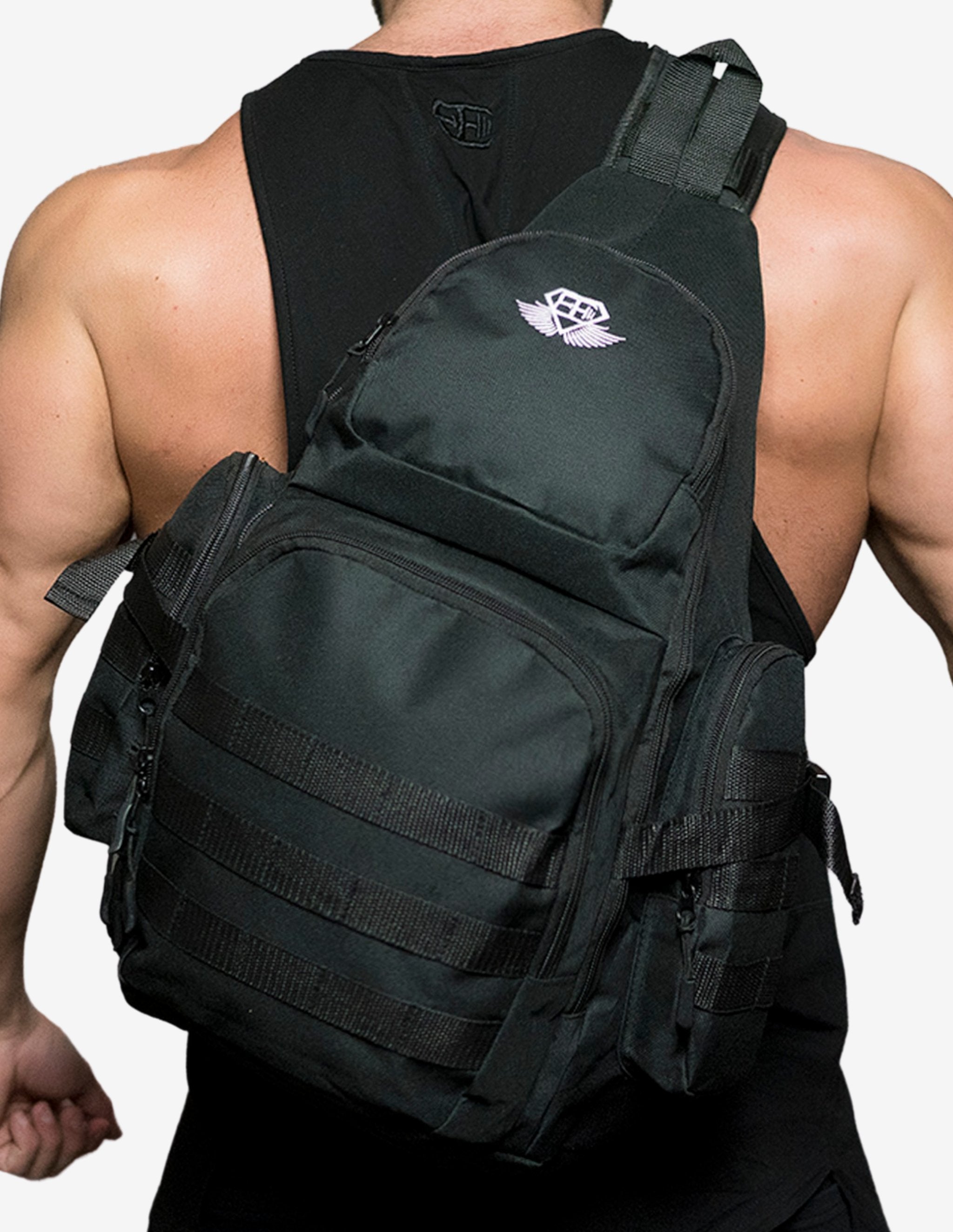 BE Tactical Sling Bag – BLACK-Bags-Body Engineers-Guru Muscle