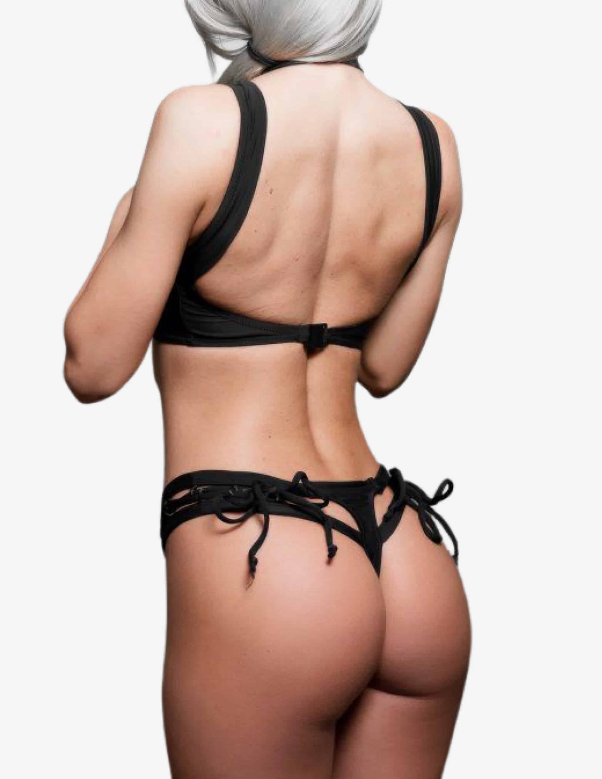 BEKINI SIRENE BOTTOM – BLACK-Swimwear Woman-Body Engineers-Guru Muscle