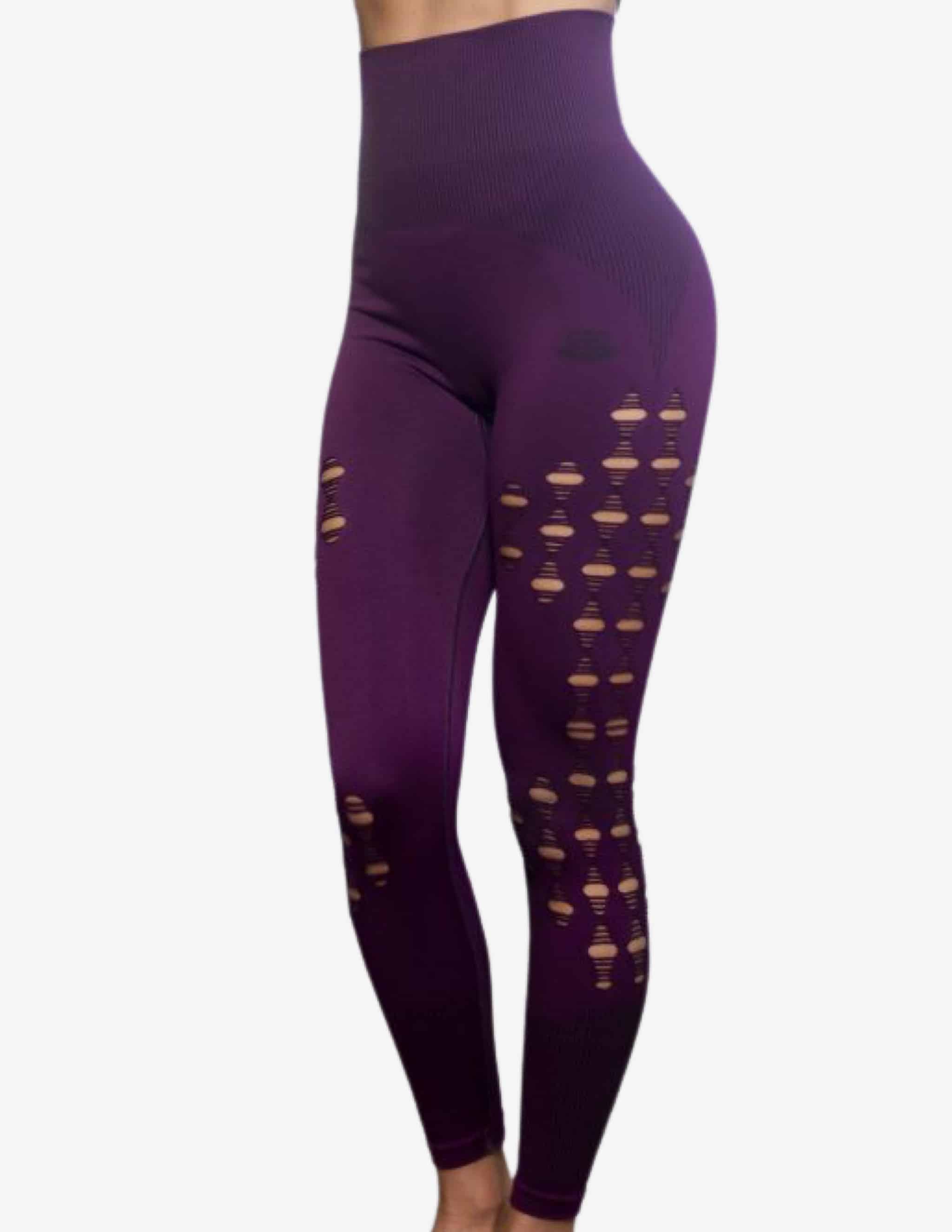 BIA Seamless Legging High Waist – Purper-Leggings-Body Engineers-Guru Muscle