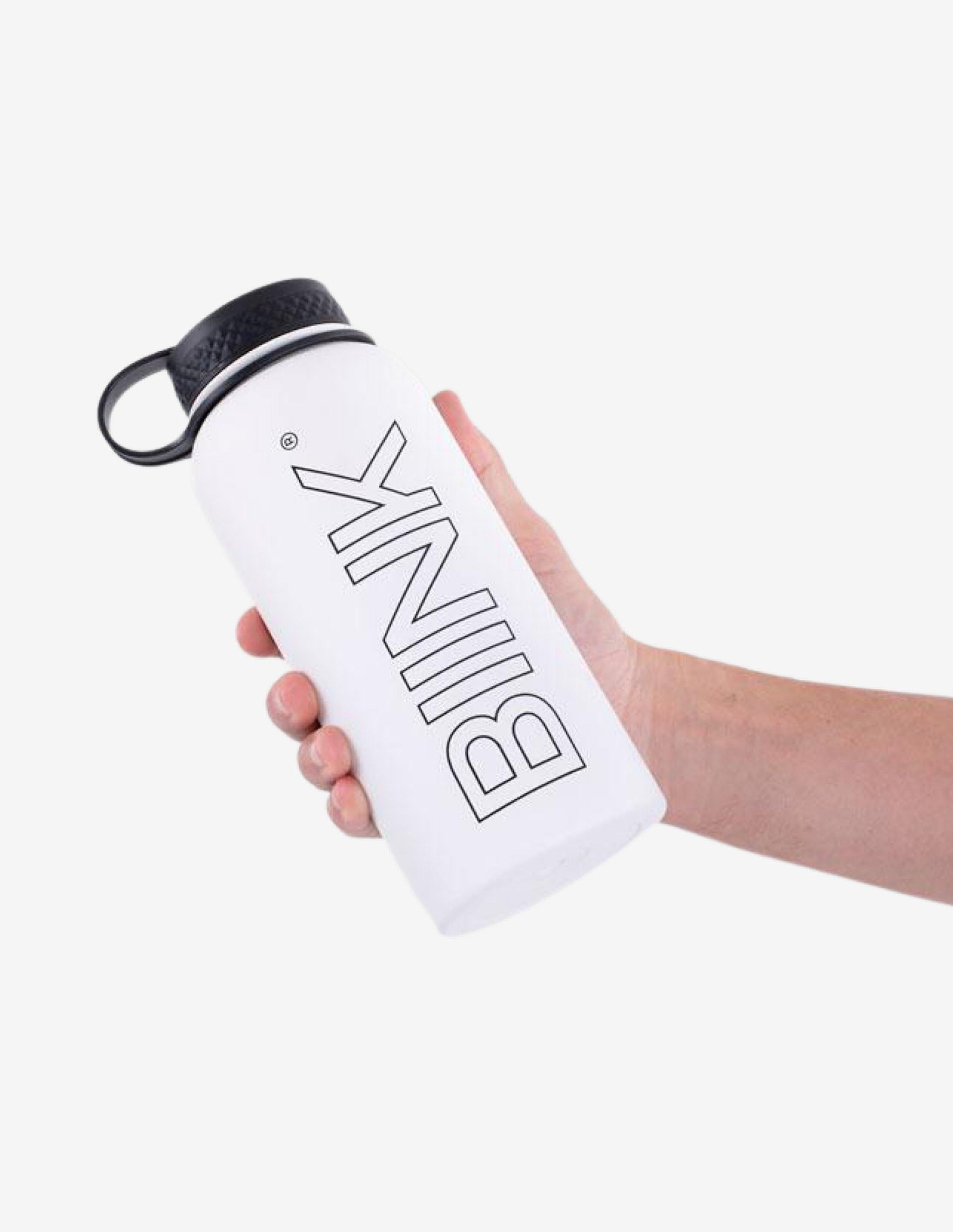 BIINK Stainless Steel 1L Water Bottle - Crisp White-Drink Bottle-Biink Athleisure-Guru Muscle