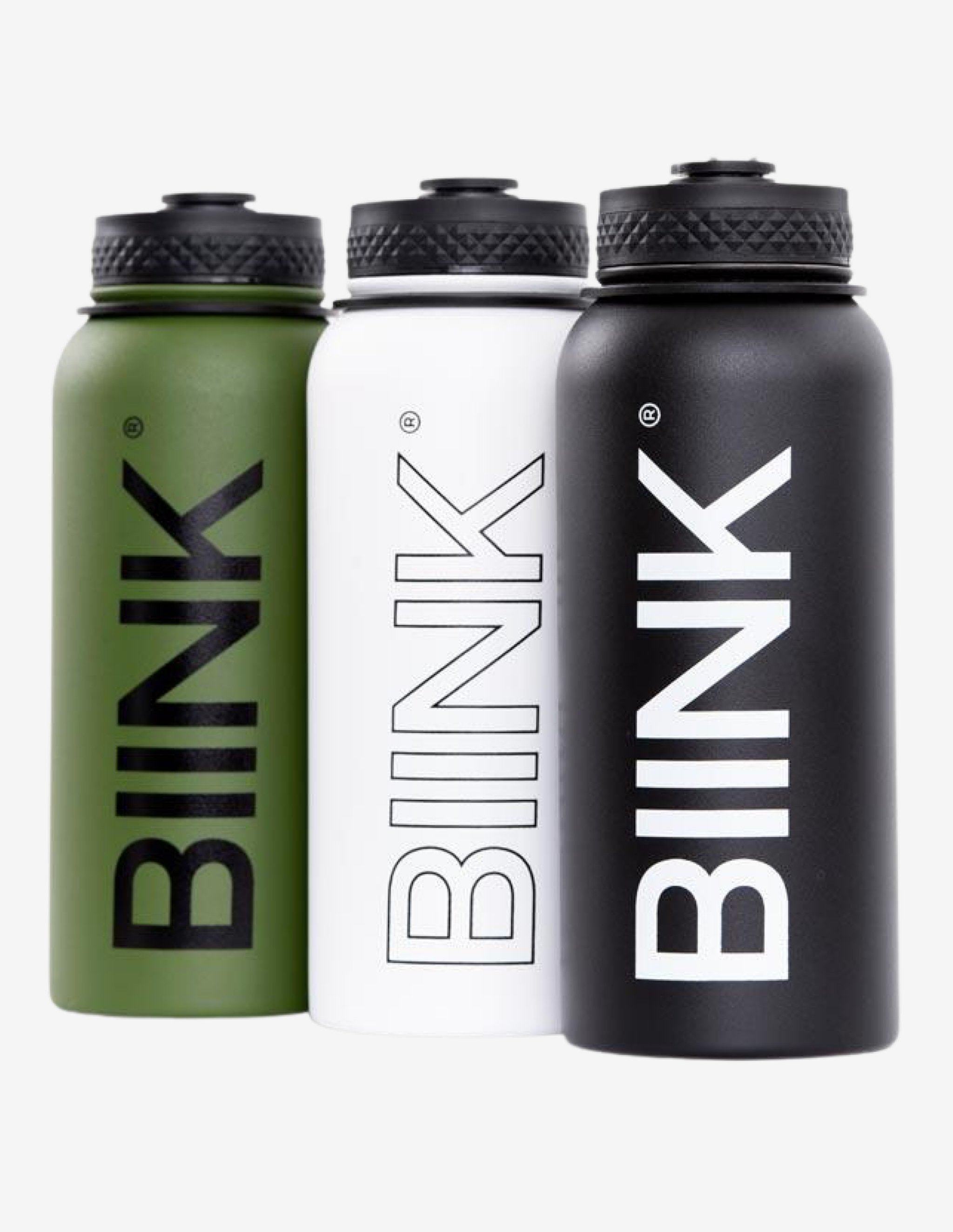 BIINK Stainless Steel 1L Water Bottle - Neon (NFS)-Drink Bottle-Biink Athleisure-Guru Muscle