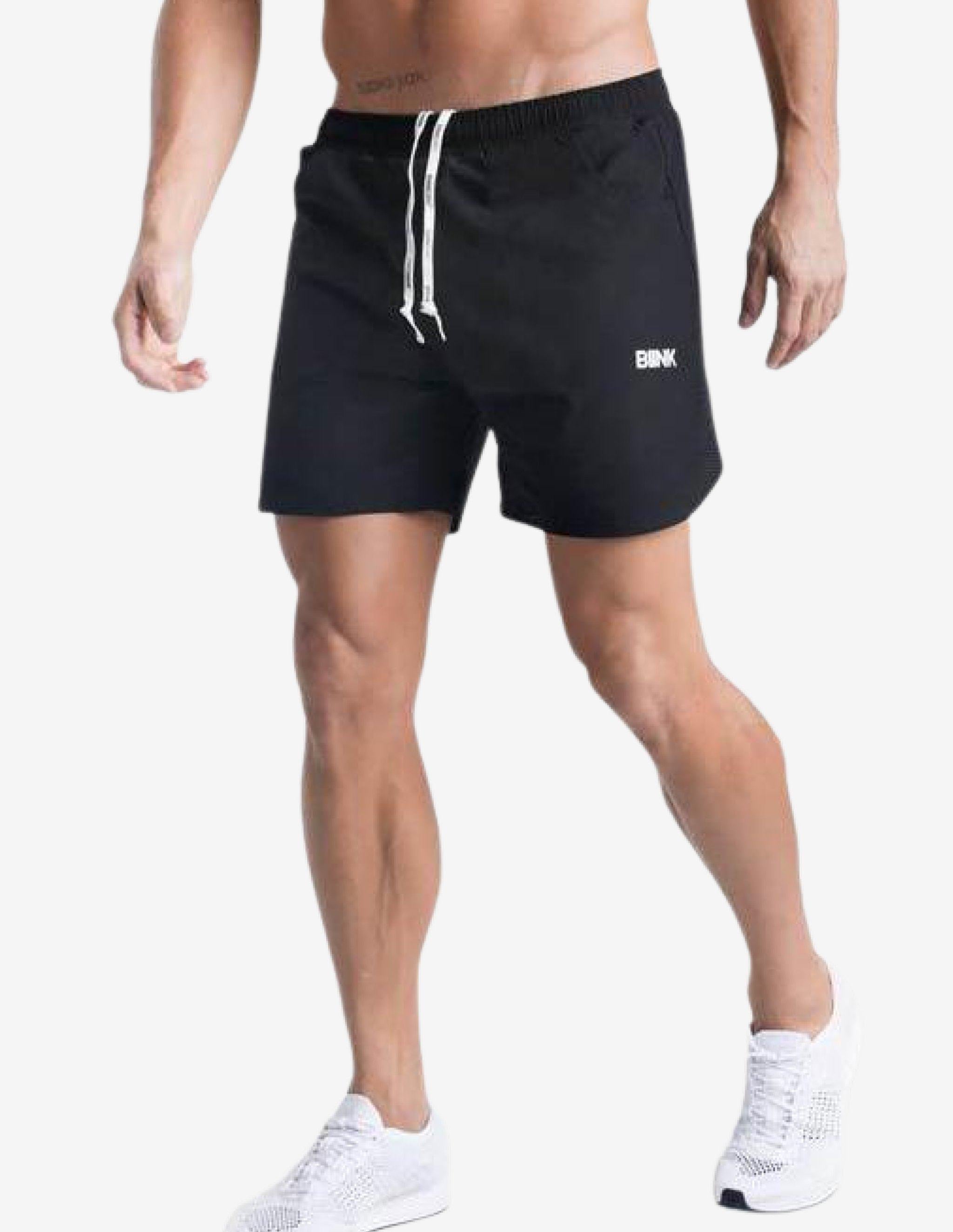 BIINKDRY 2-in-1 Training Shorts MK.II - Jet Black-Shorts Man-Biink Athleisure-Guru Muscle