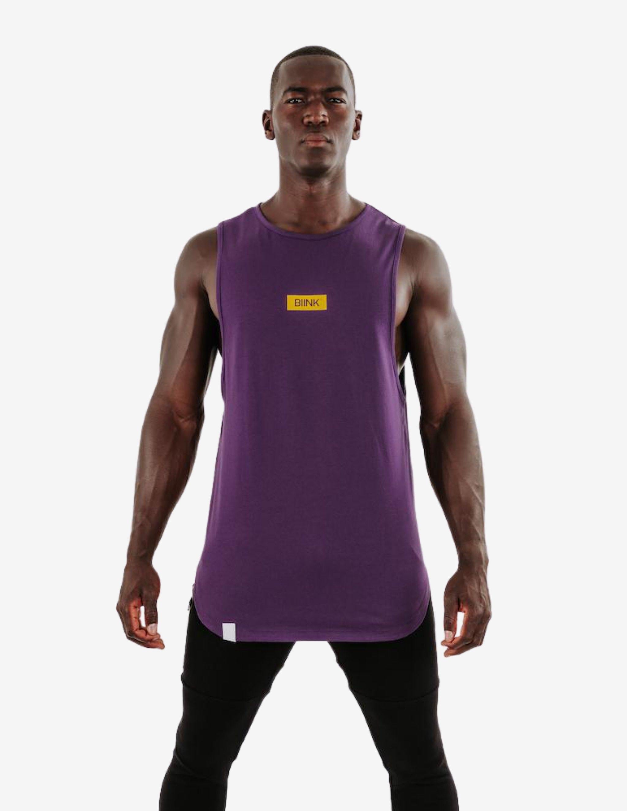 Box Logo Cut Off Tank - Los Angeles-Tank Man-Biink Athleisure-Guru Muscle
