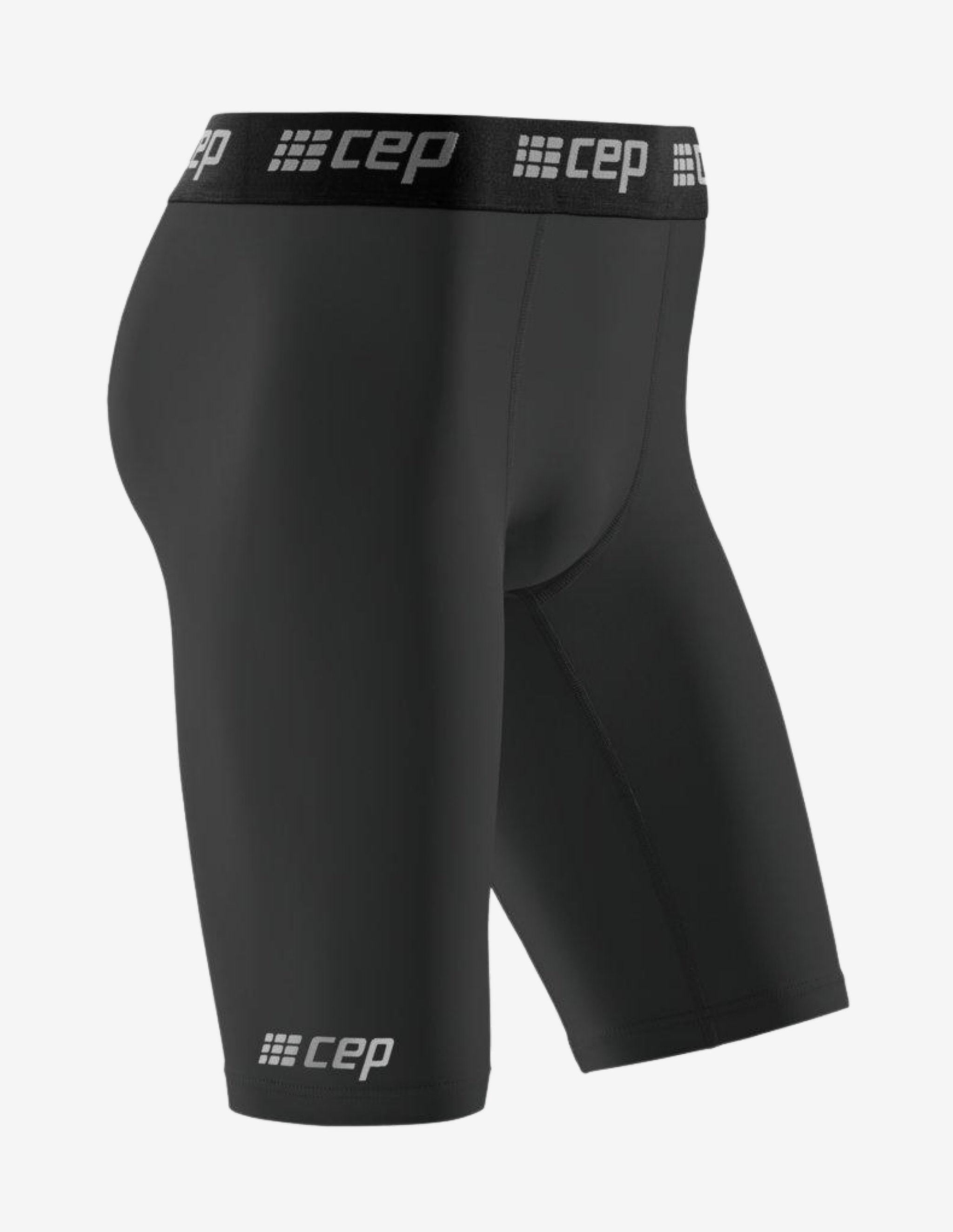 CEP Compression Mens Active Base Shorts Black-Base Layers-CEP Compression-Guru Muscle