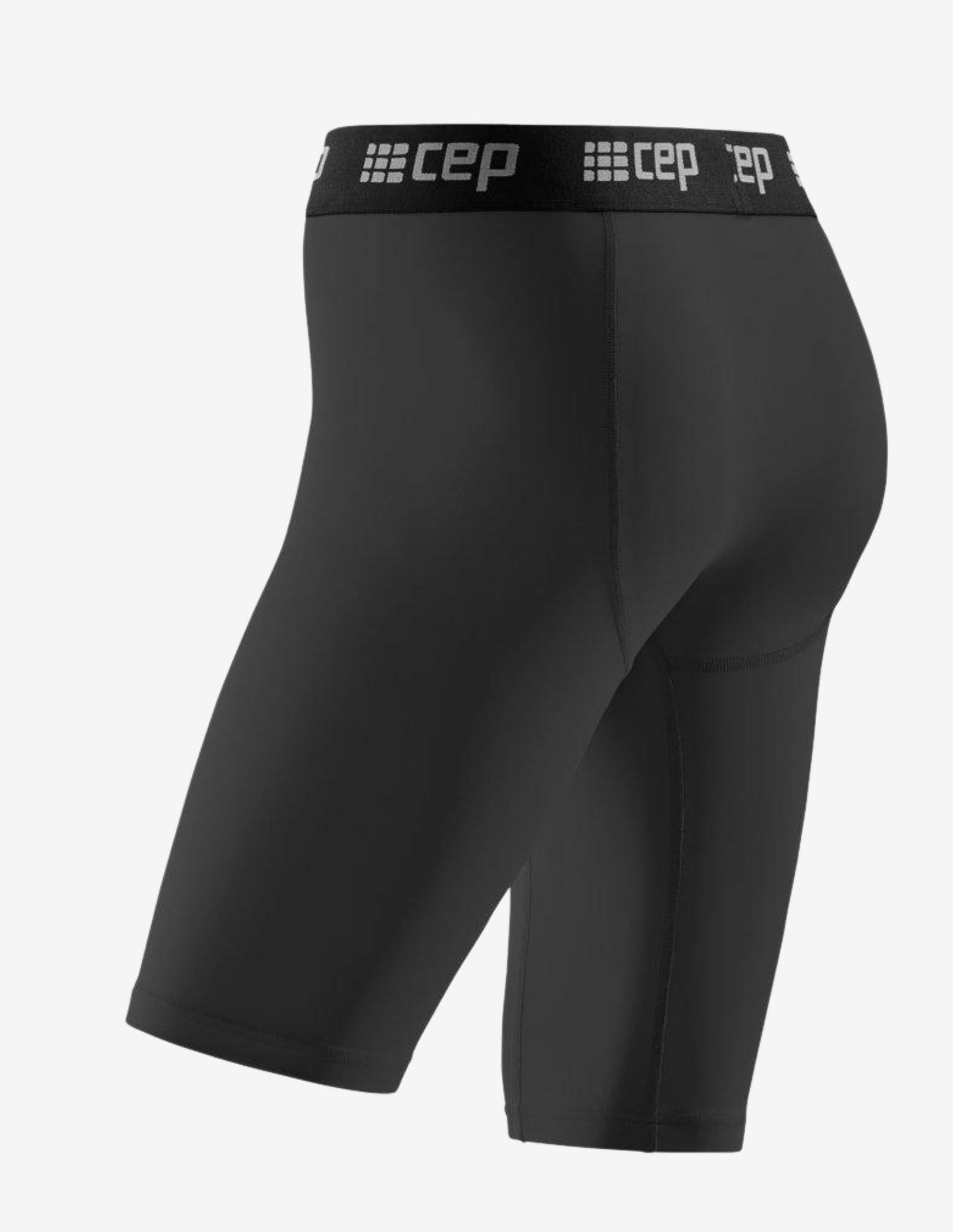 CEP Compression Mens Active Base Shorts Black-Base Layers-CEP Compression-Guru Muscle
