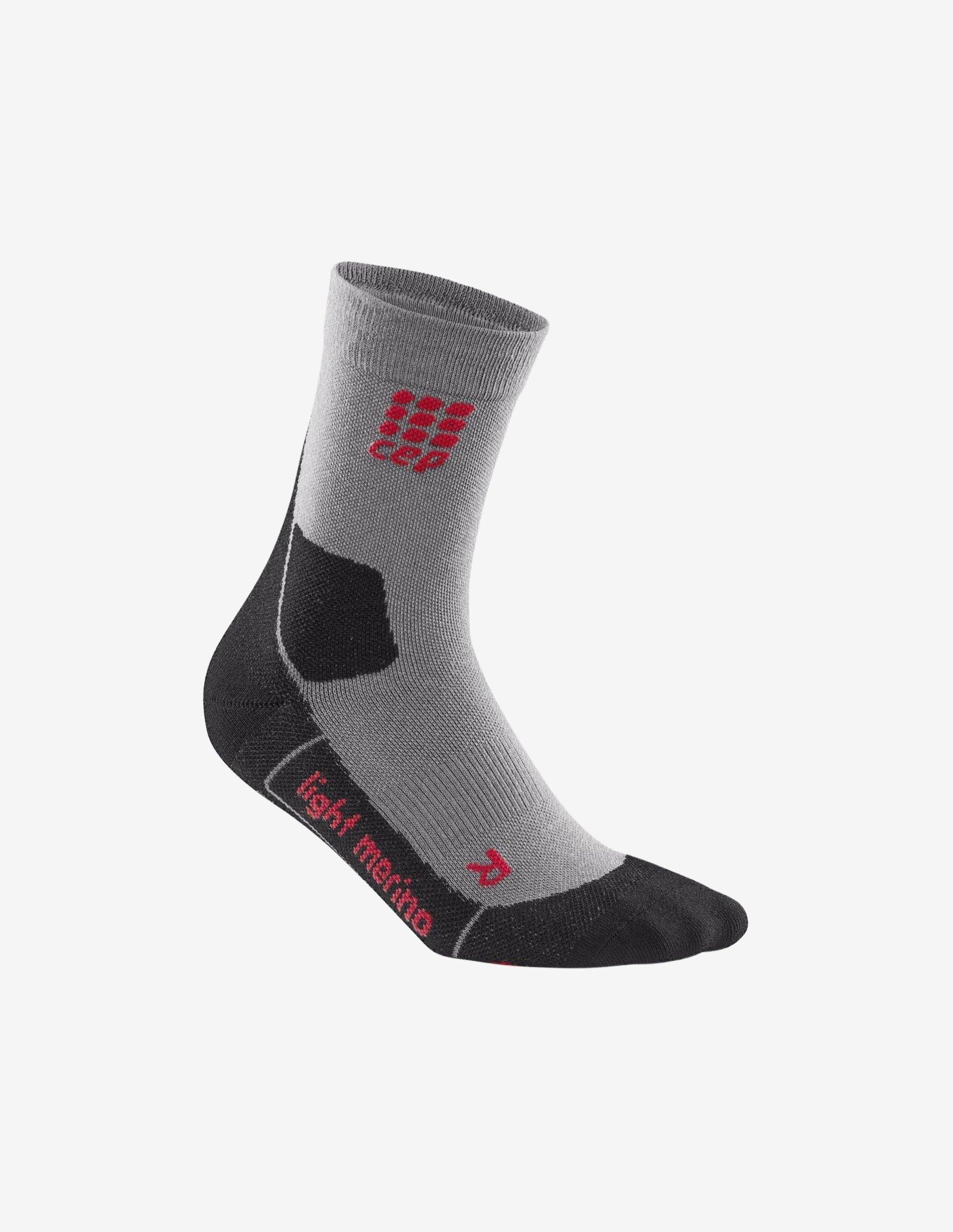 CEP Outdoor Light Merino Mid-Cut Socks Volcanic Dust-Socks-CEP Compression-Guru Muscle