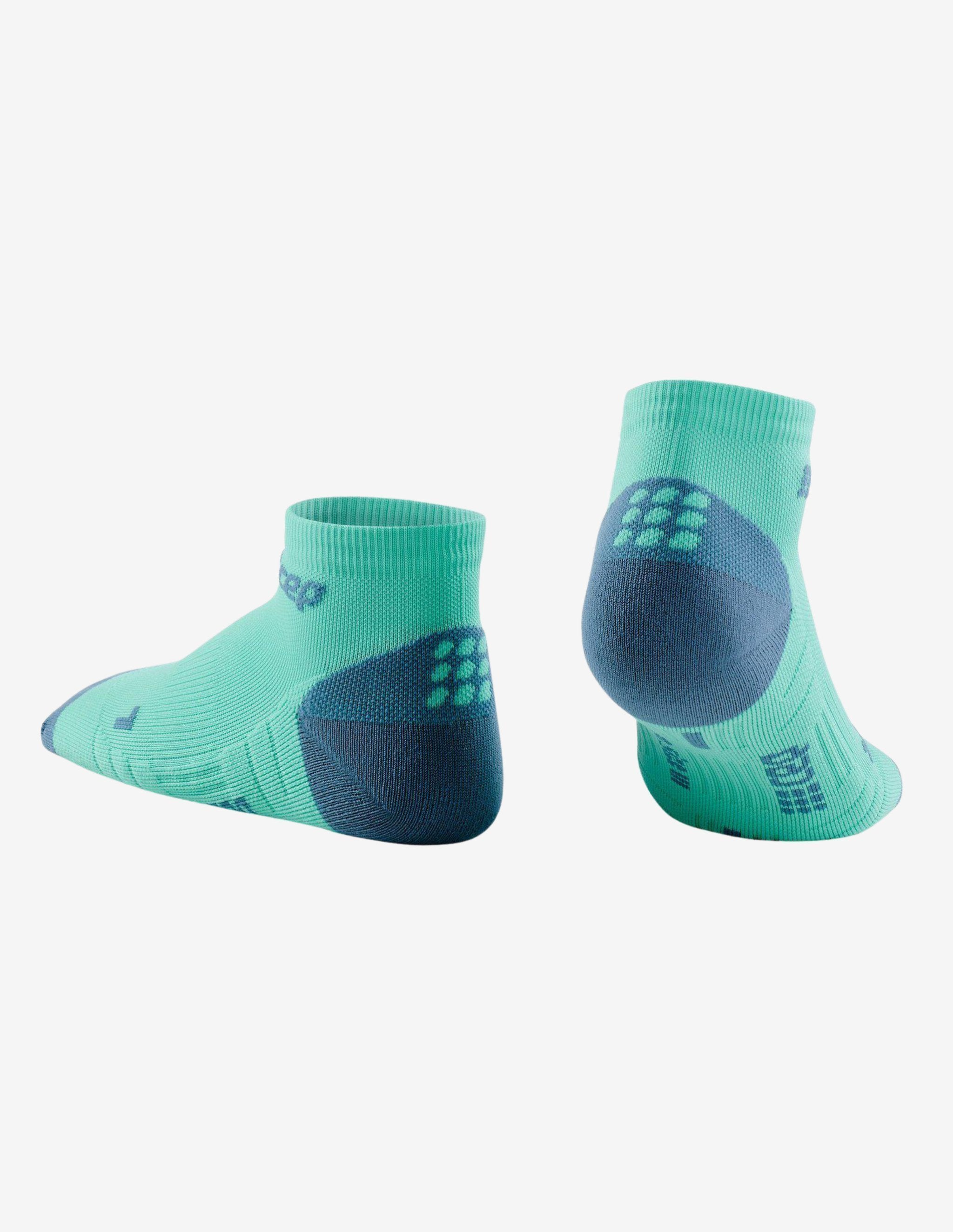 CEP Socks Low Cut 3.0 Mint/Grey-Socks-CEP Compression-Guru Muscle