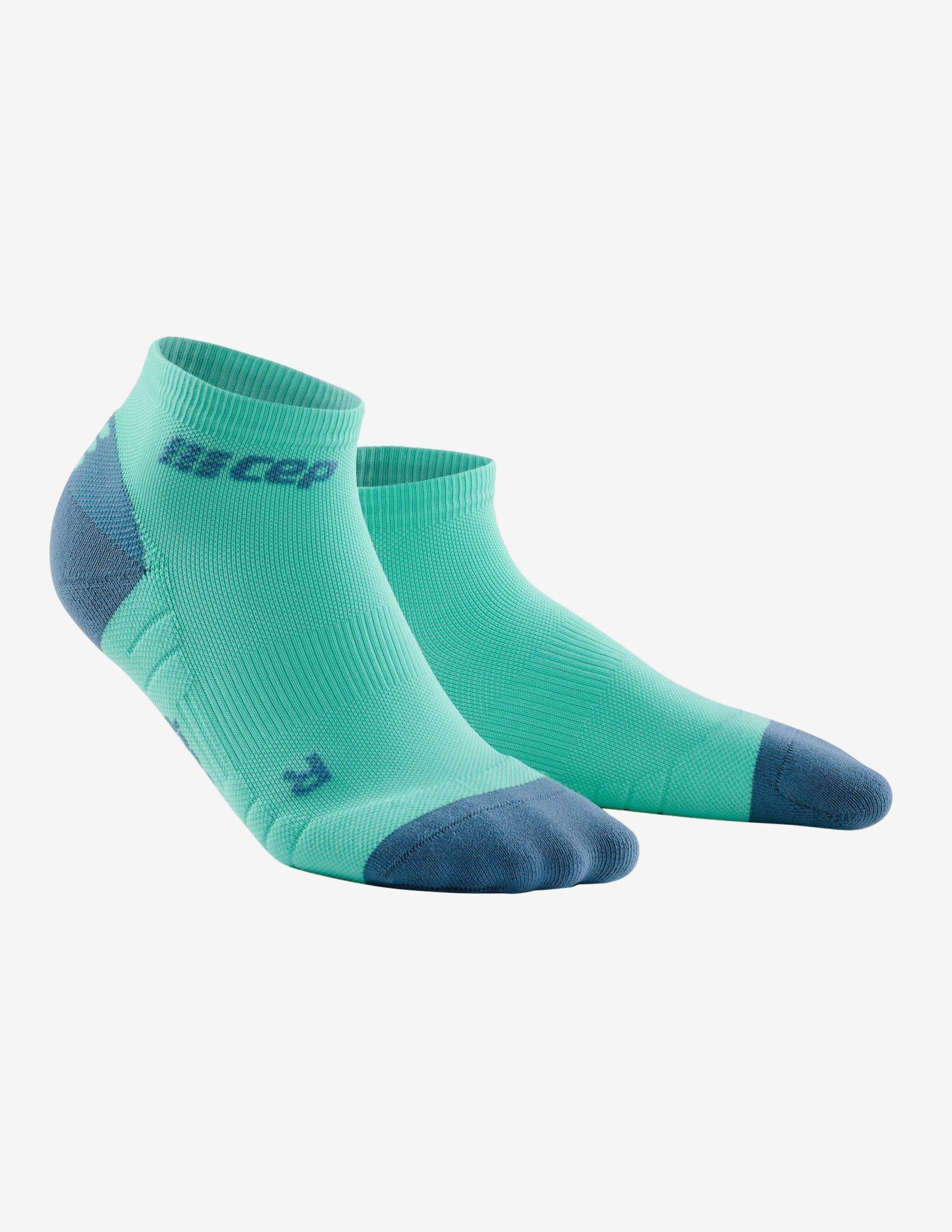 CEP Socks Low Cut 3.0 Mint/Grey-Socks-CEP Compression-Guru Muscle