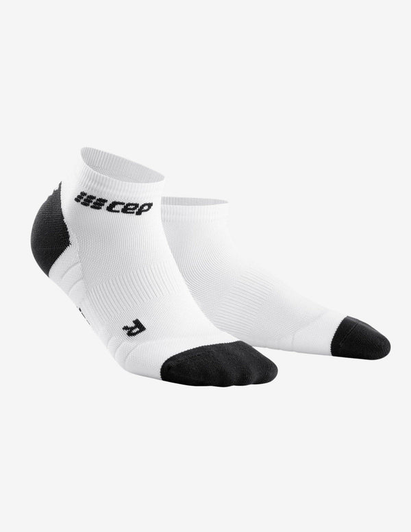 CEP Socks Low Cut 3.0 White/Grey-Socks-CEP Compression-Guru Muscle