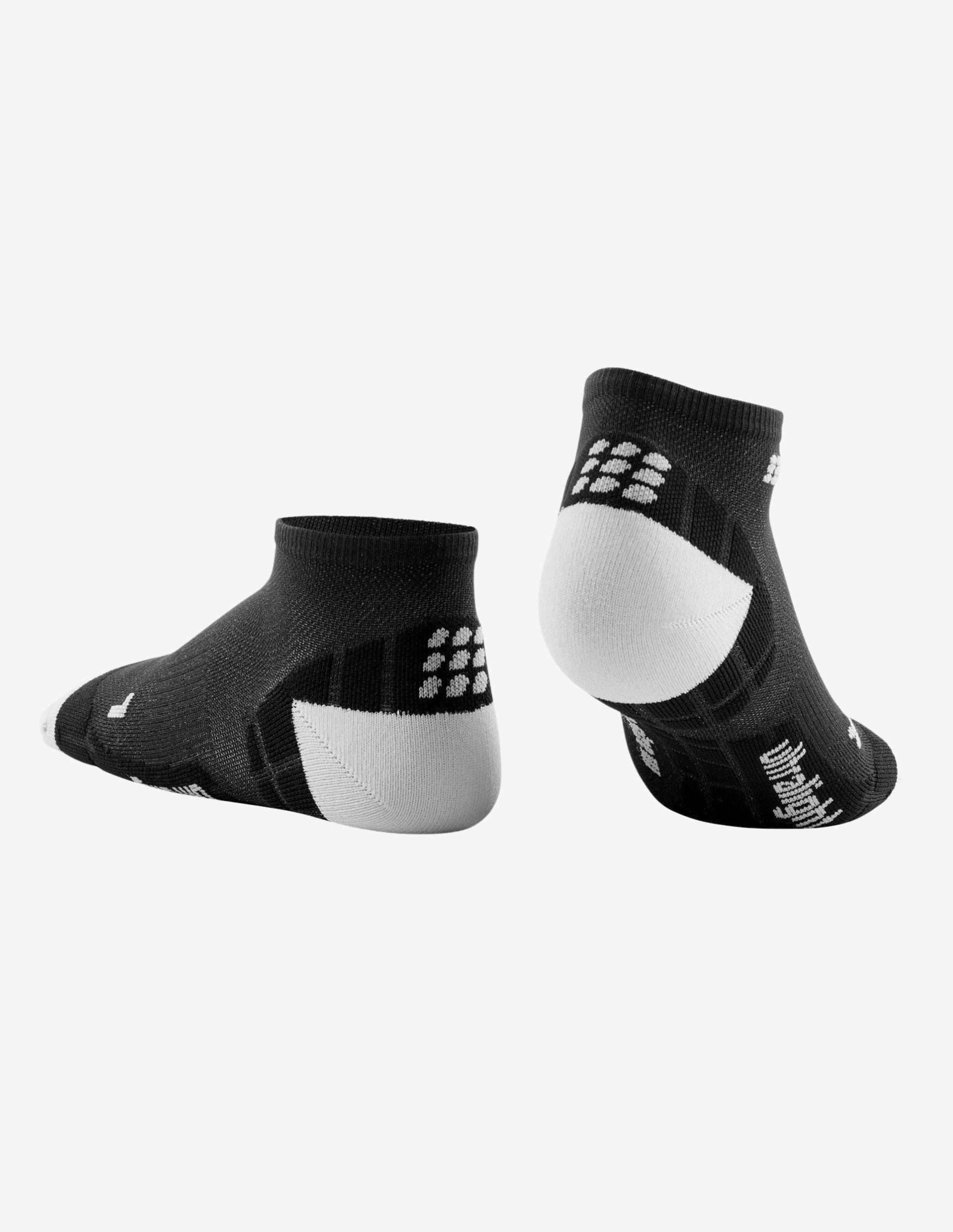 CEP Ultra Light V2 No Show Socks Black/Grey-Socks-CEP Compression-Guru Muscle