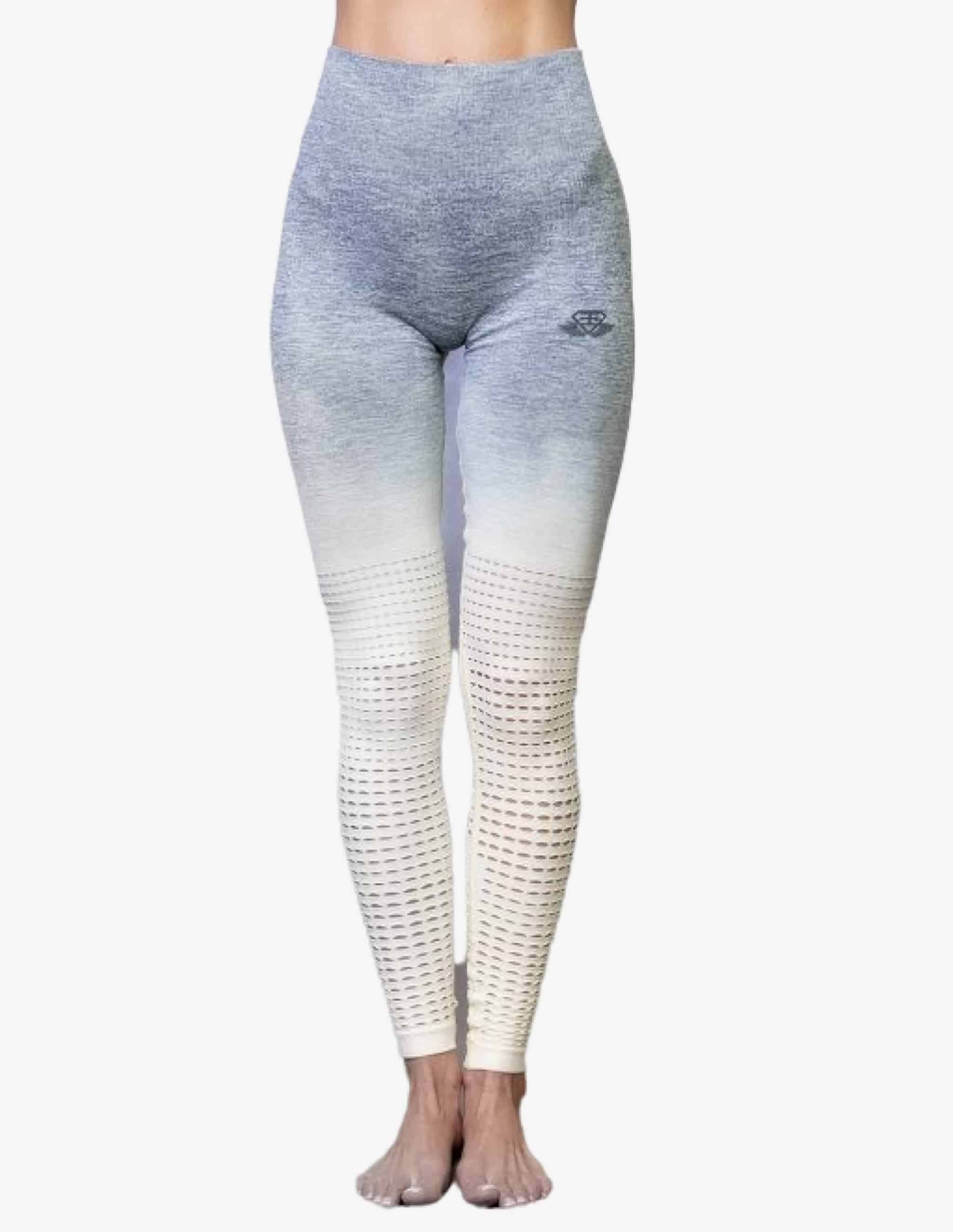 CLIO 2.0 Seamless Legging – Yellow & Grey-Leggings-Body Engineers-Guru Muscle