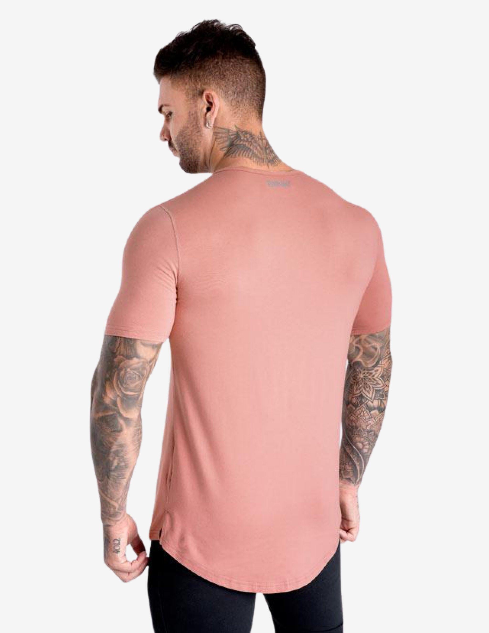 Cardinal V2 Scoop Tee - Rose Taupe-T-shirt Man-Biink Athleisure-Guru Muscle