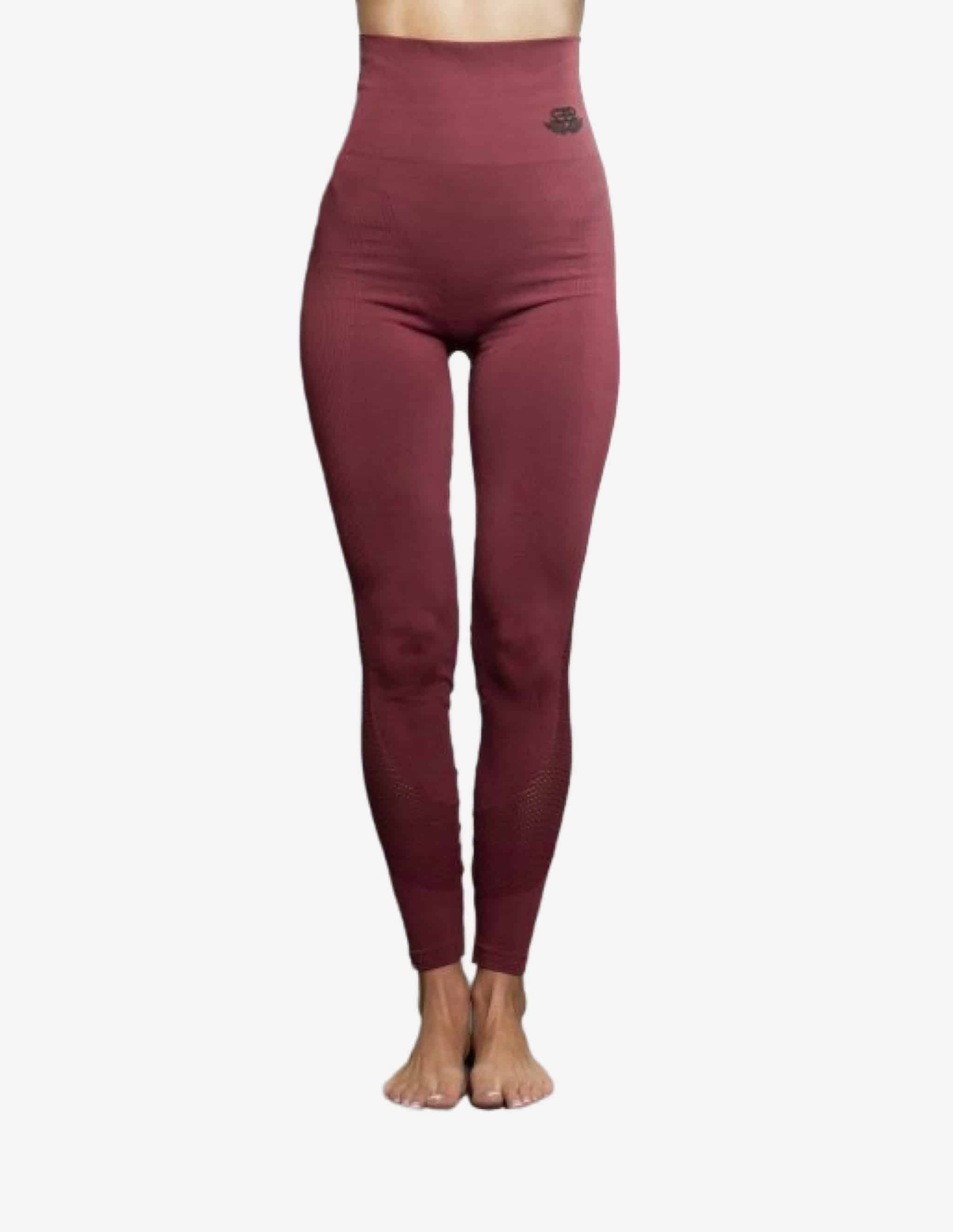 Curvus Legging High Waist – BURGUNDY-Leggings-Body Engineers-Guru Muscle