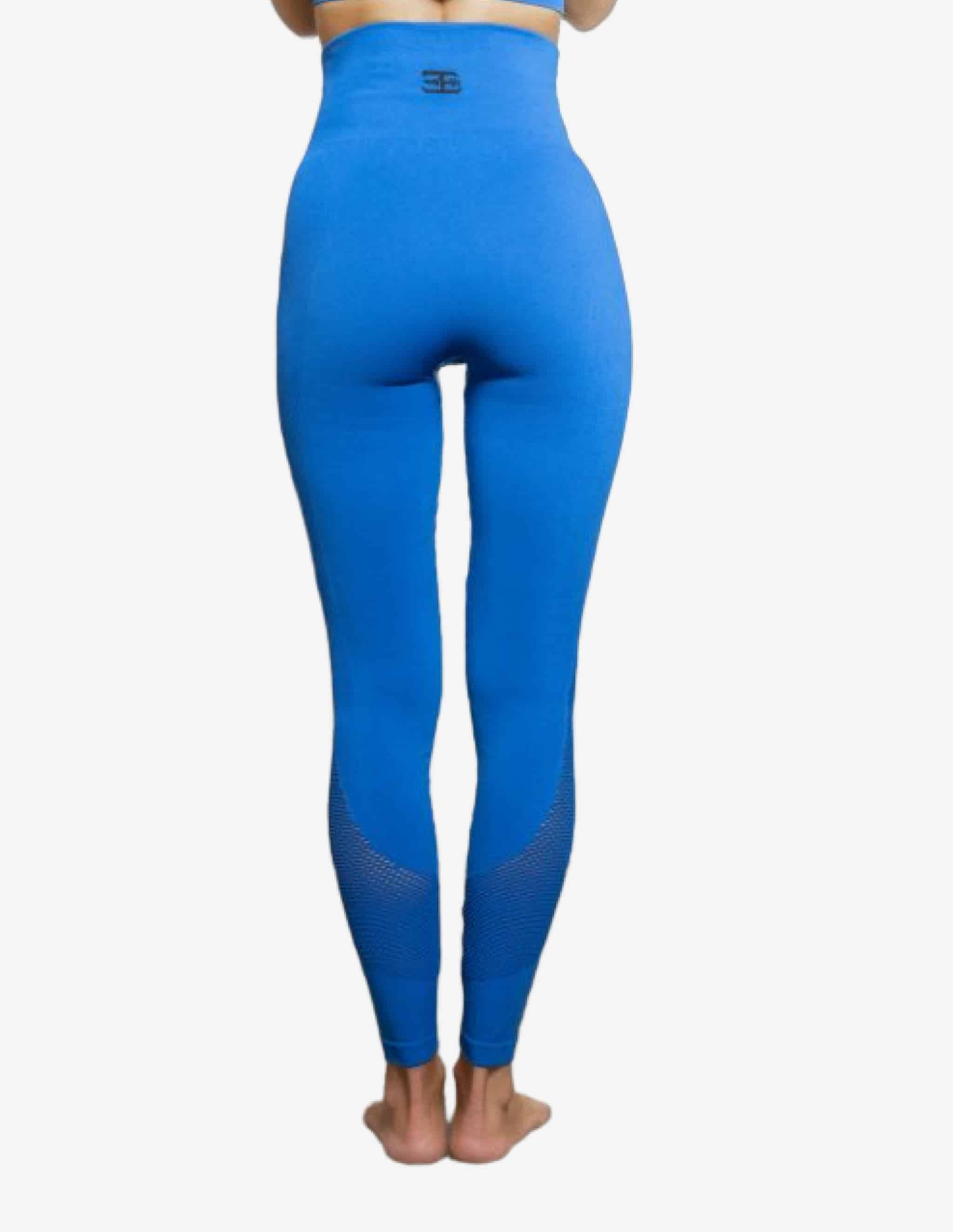 Curvus Seamless Legging High Waist – BLUE-Leggings-Body Engineers-Guru Muscle