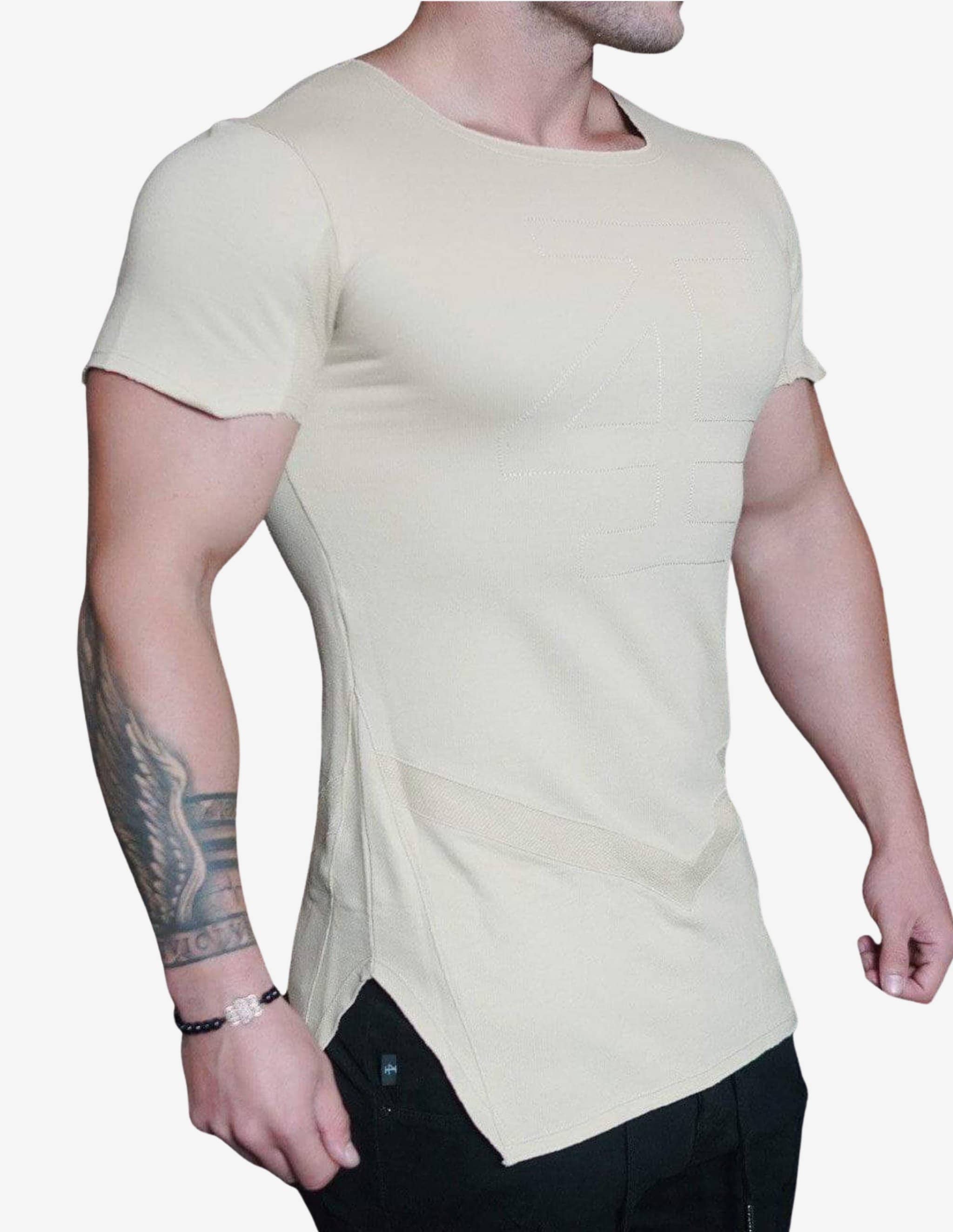 EVOLVE - SAND-T-shirt Man-4 Invictus-Guru Muscle