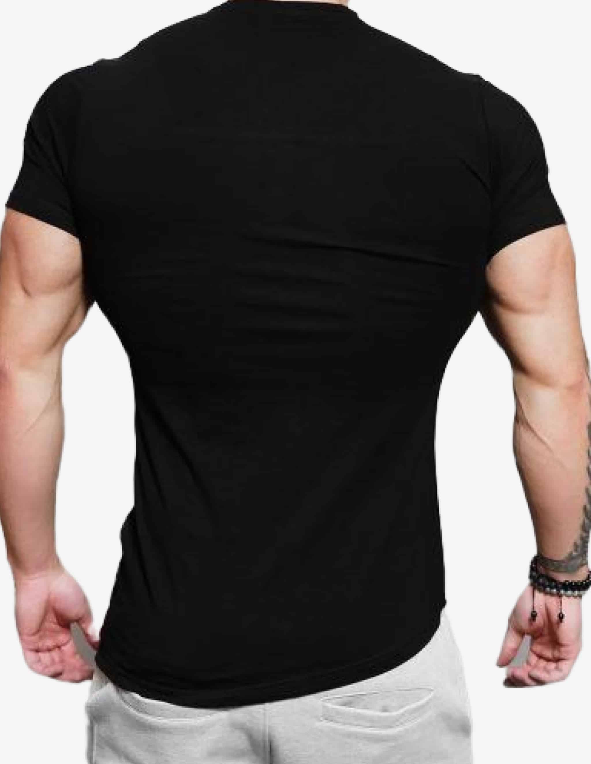 Engineered Life Prometheus 4.0 Comfort Fit – Black Out-T-shirt Man-Body Engineers-Guru Muscle