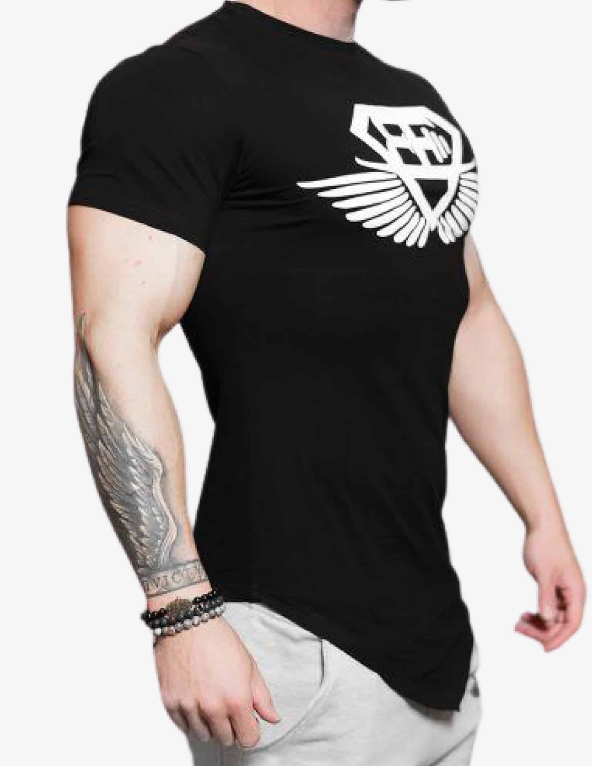 Engineered Life Prometheus 4.0 Comfort Fit – Black Out-T-shirt Man-Body Engineers-Guru Muscle