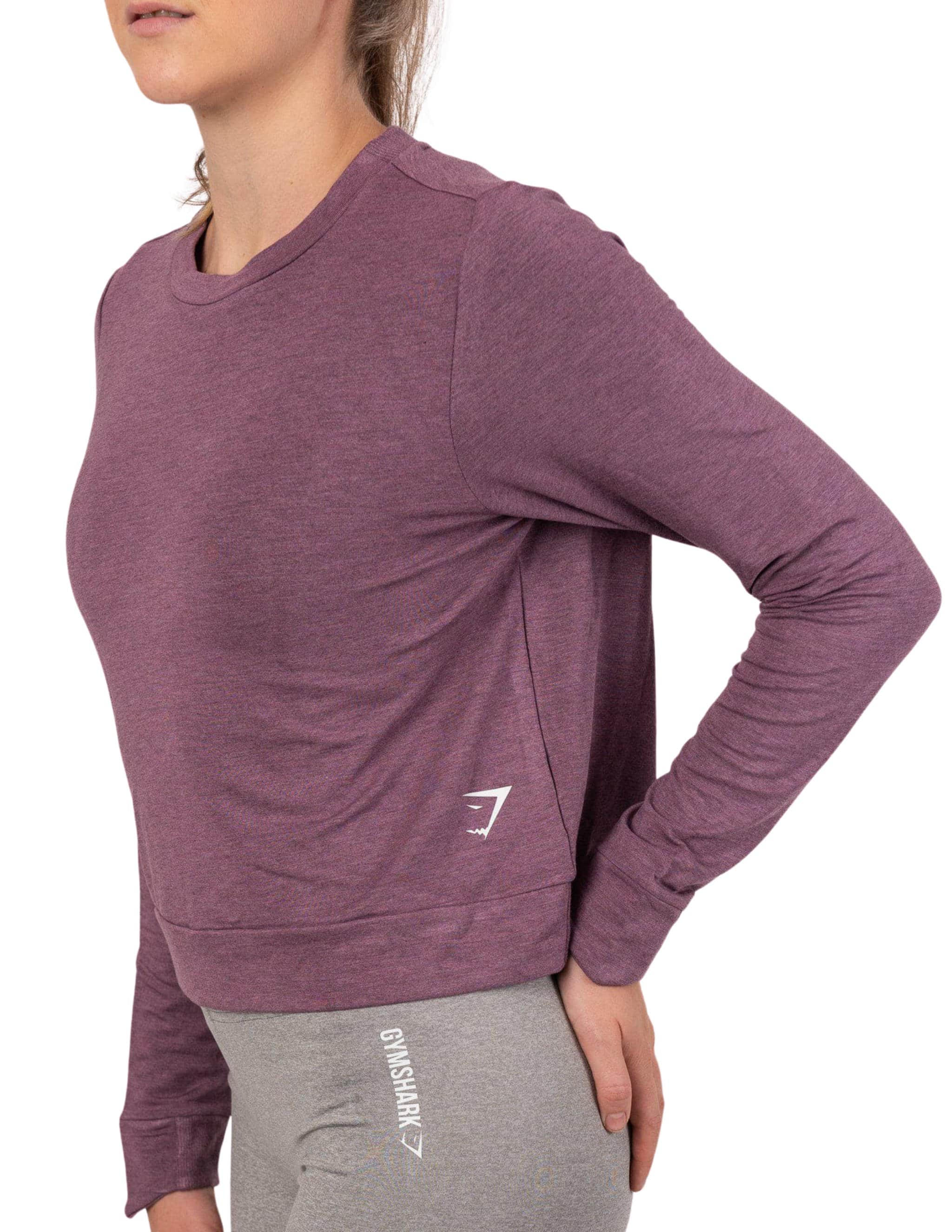 Essential Sweater Purple Wash Murle-Hoodie Woman-Gymshark-Guru Muscle