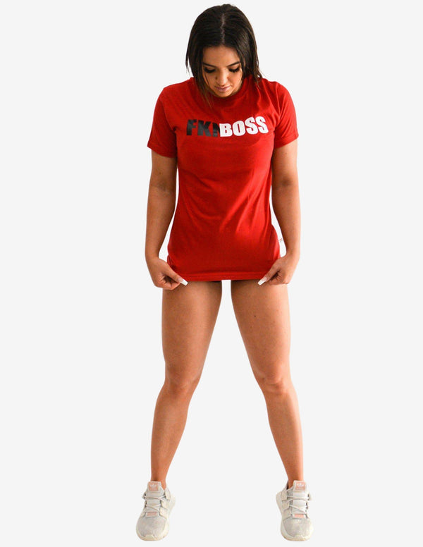 FKNBOSS | Women's Gym T-shirt-T-Shirt Woman-FKN Gym Wear-Guru Muscle
