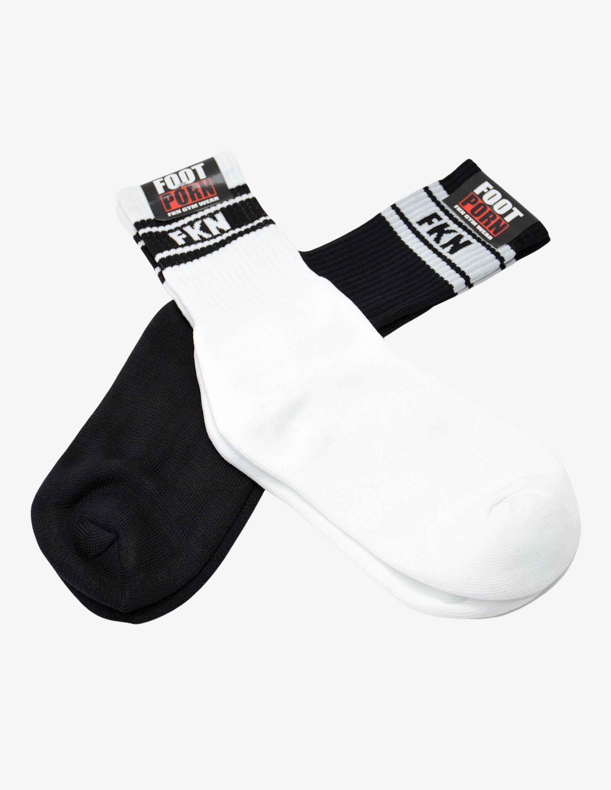 White-Socks-FKN Gym Wear-Guru Muscle