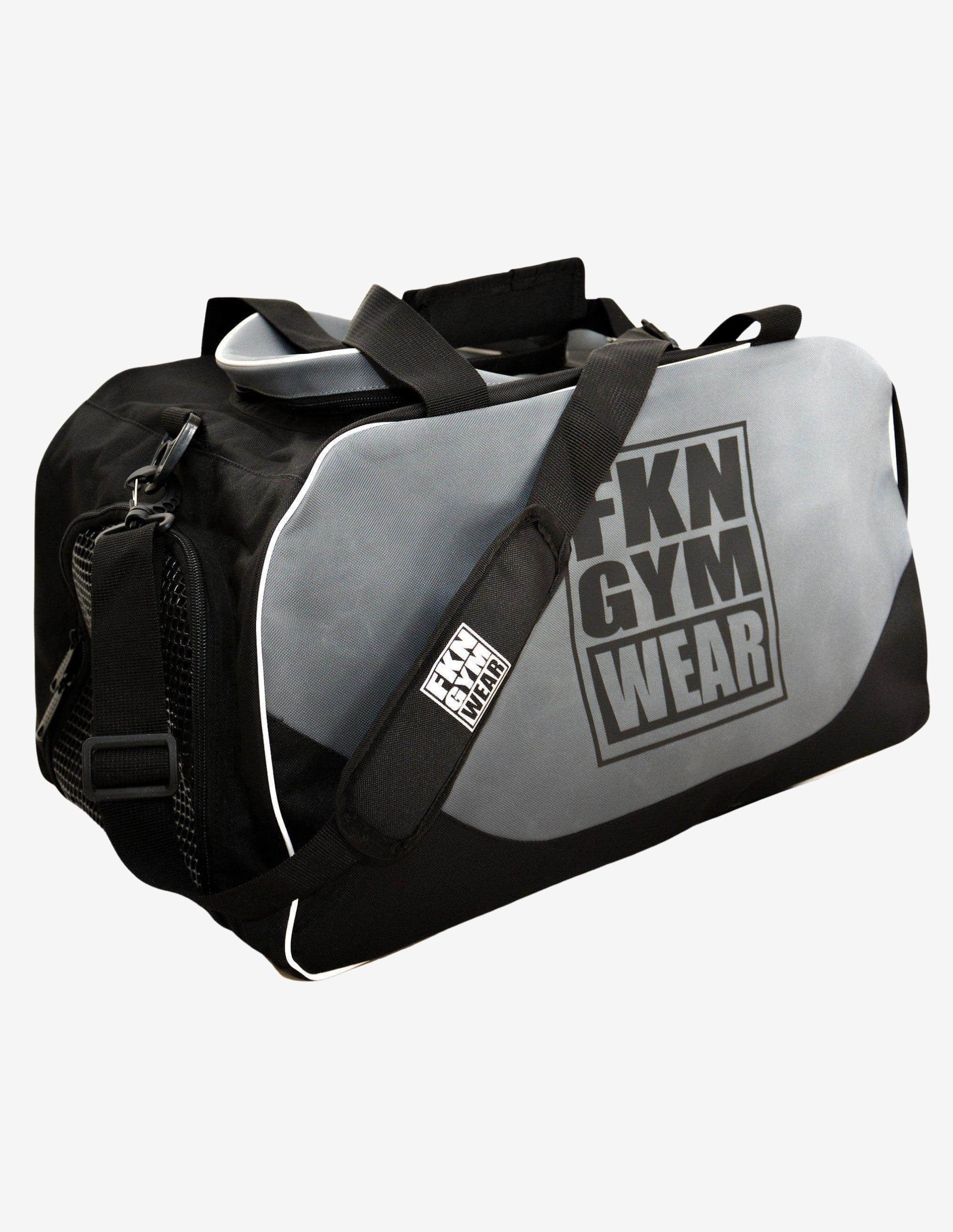 GREY-Bags-FKN Gym Wear-Guru Muscle