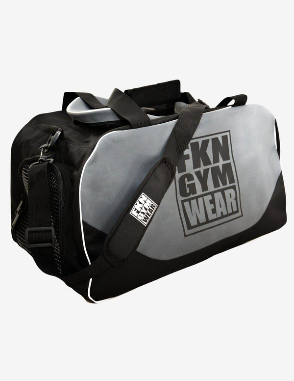 GYM TRAINING BAG | GREY-Bags-FKN Gym Wear-Guru Muscle