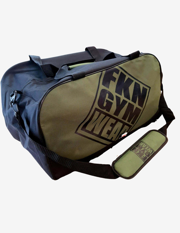 Gym Training Bag | Khaki-Bags-FKN Gym Wear-Guru Muscle