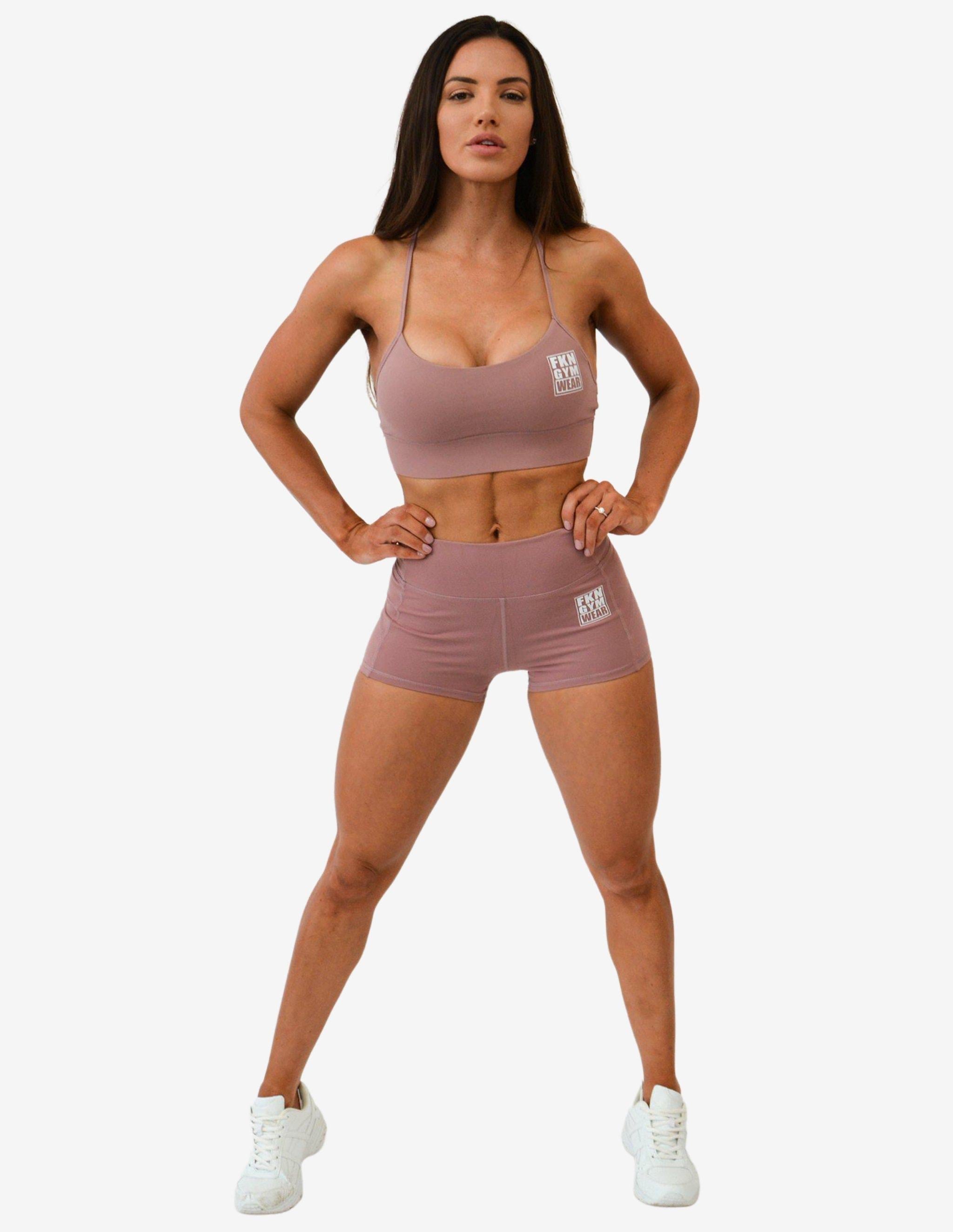 LILAC-Shorts Woman-FKN Gym Wear-Guru Muscle