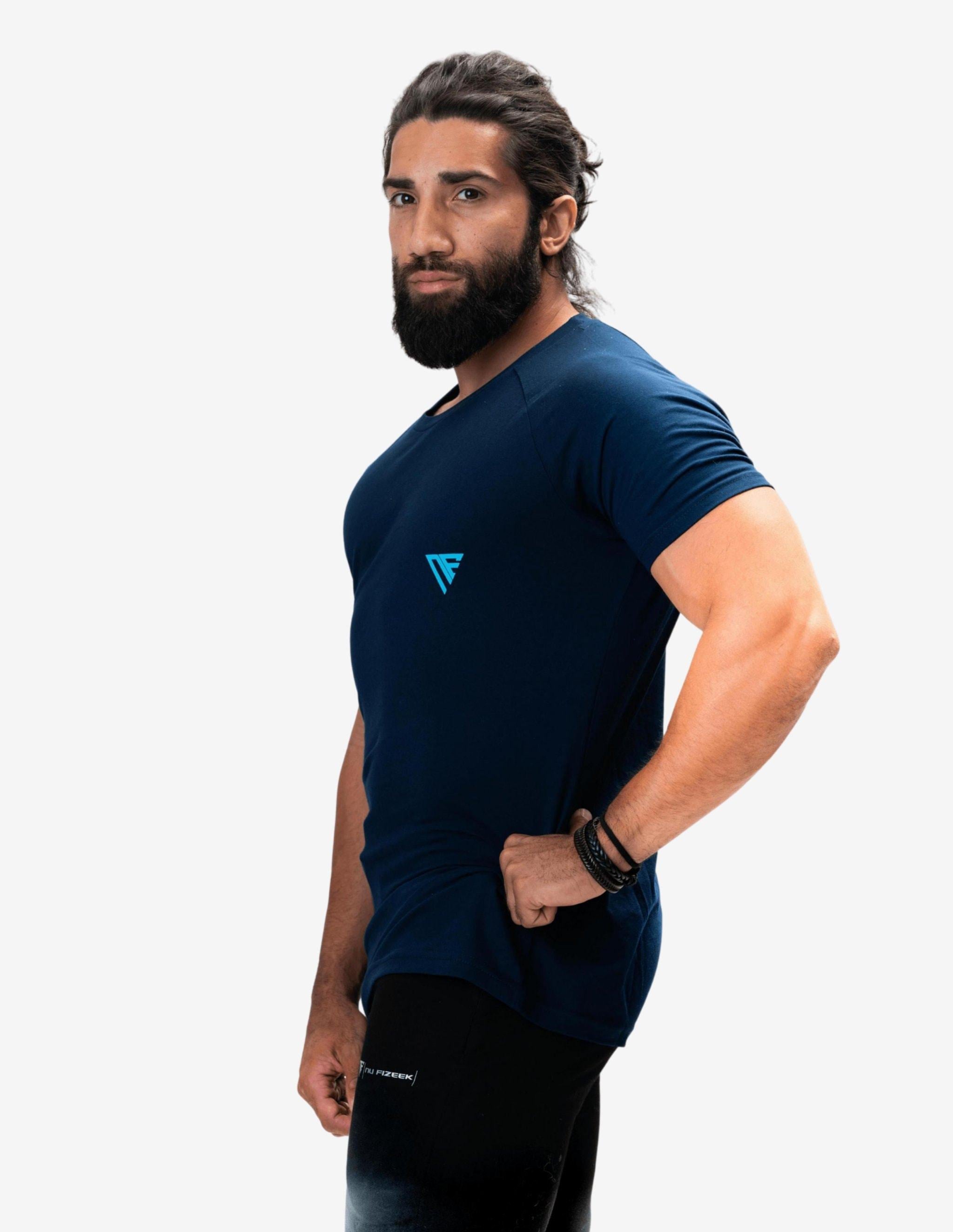 HIS SIGNATURE TEE V2-T-shirt Man-NU FIZEEK-Guru Muscle