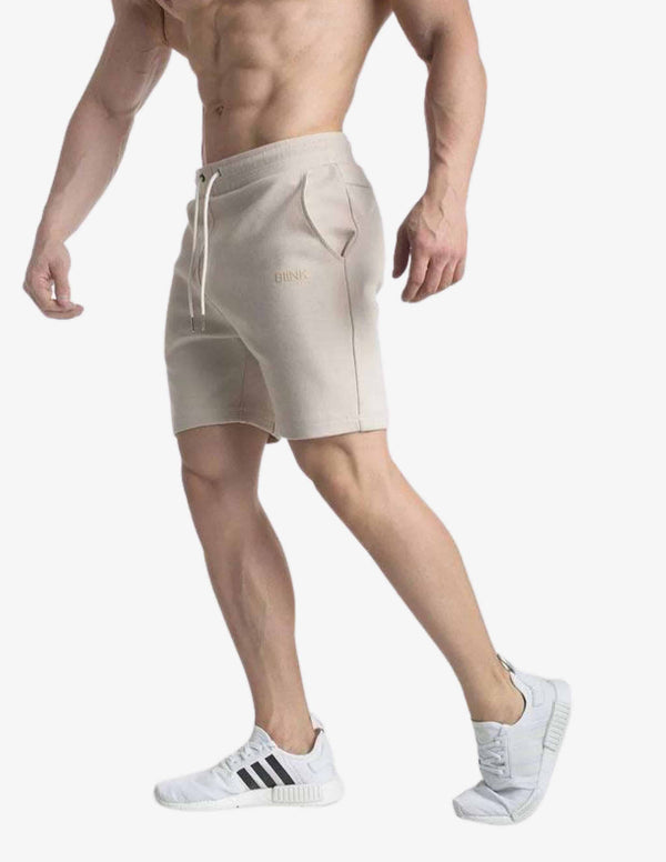 Imperial Fitted V2 Shorts - Cream-Shorts Man-Biink Athleisure-Guru Muscle
