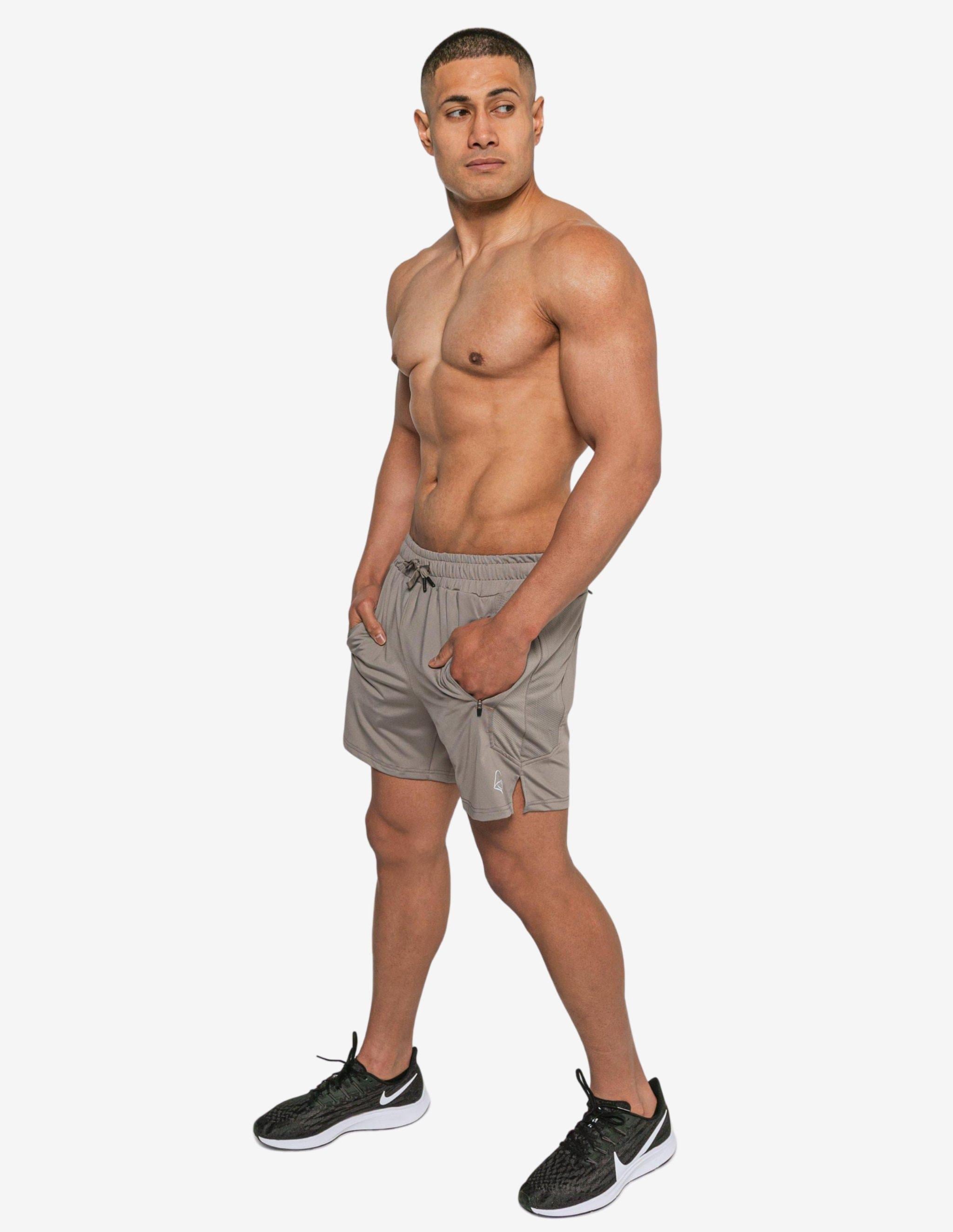 Intricate Shorts - Grey-Shorts Man-NEWTYPE-Guru Muscle