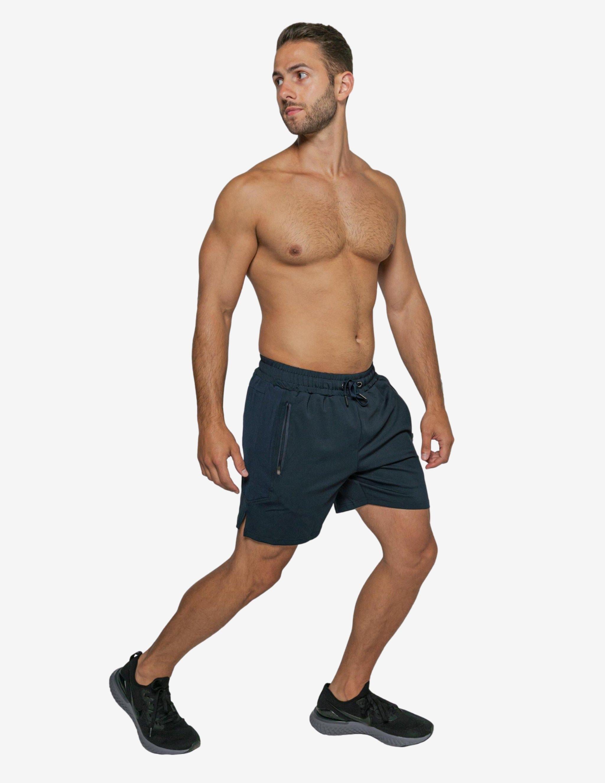 Intricate Shorts - Navy-Shorts Man-NEWTYPE-Guru Muscle