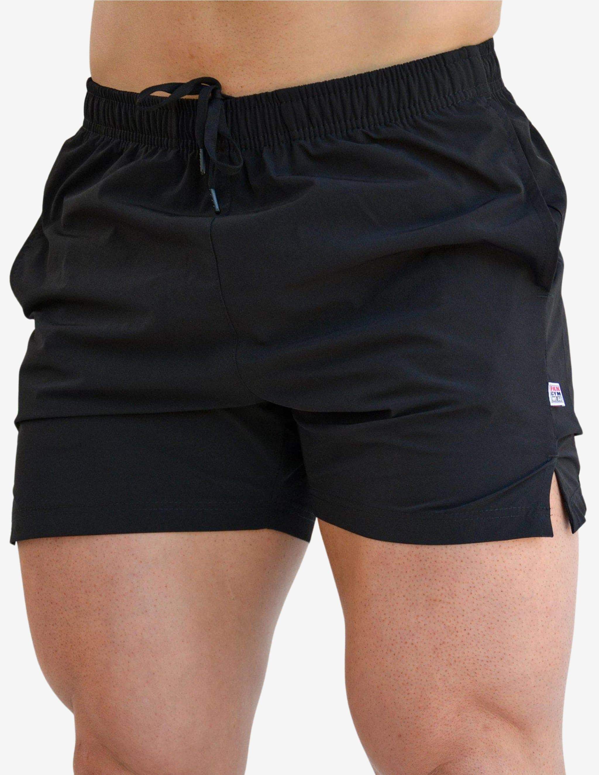 APOLLO BLACK-Shorts Man-FKN Gym Wear-Guru Muscle
