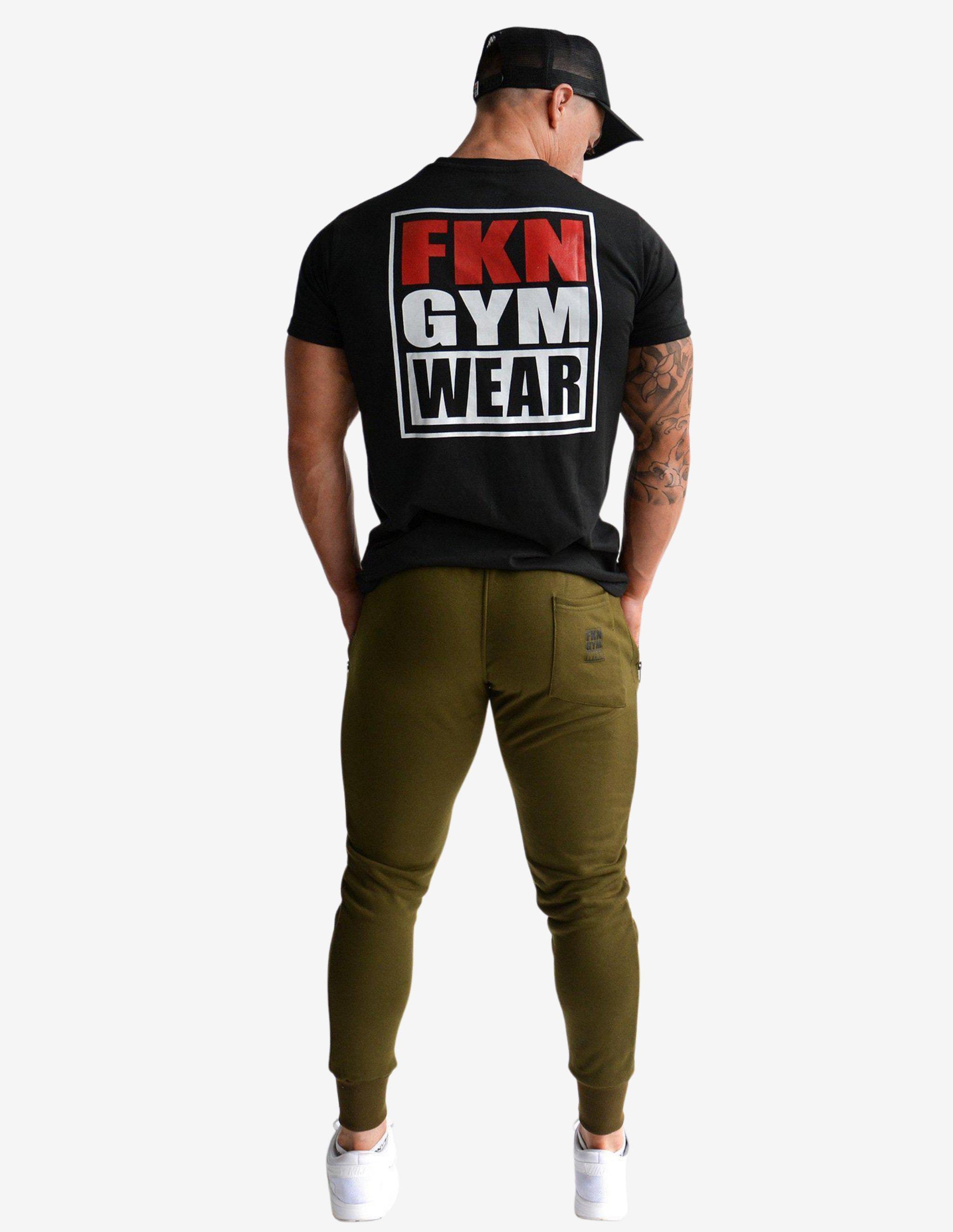 BLACK-T-shirt Man-FKN Gym Wear-Guru Muscle