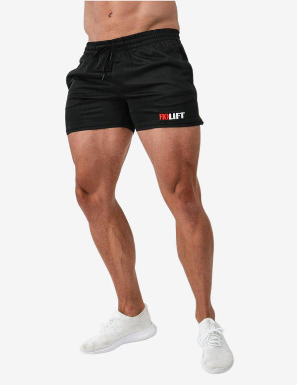 Men's Gym Shorts | Relentless Black-Shorts Man-FKN Gym Wear-Guru Muscle