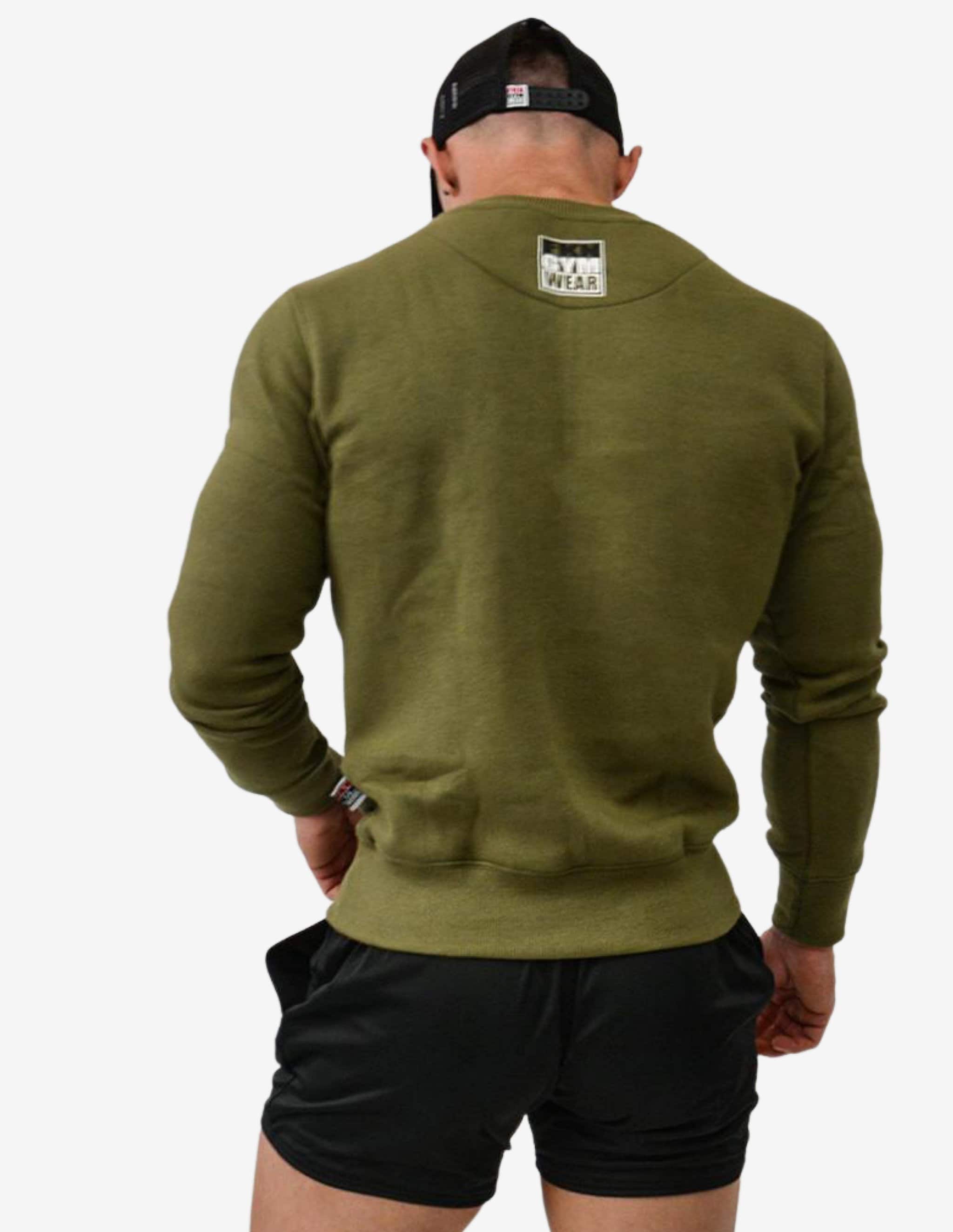 Khaki-Hoodie Man-FKN Gym Wear-Guru Muscle