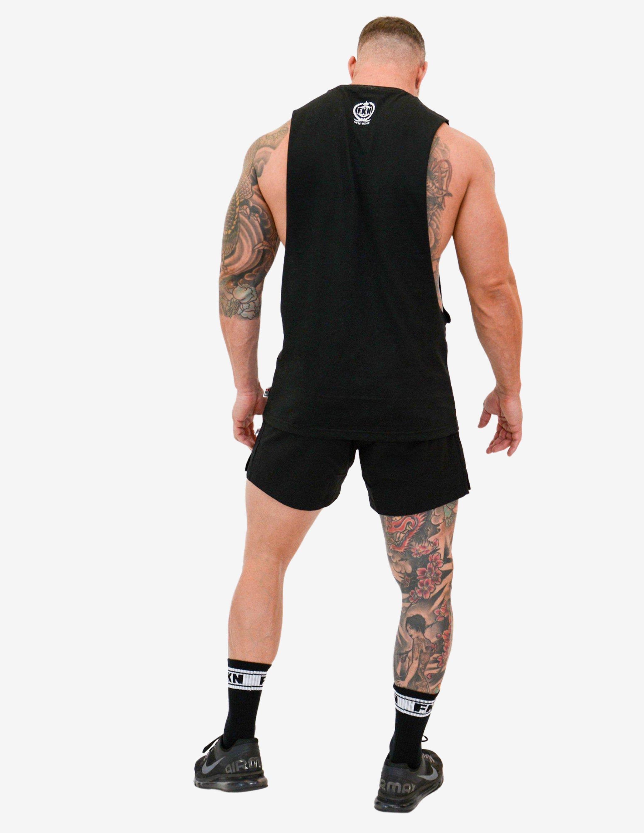 Black-Tank Man-FKN Gym Wear-Guru Muscle