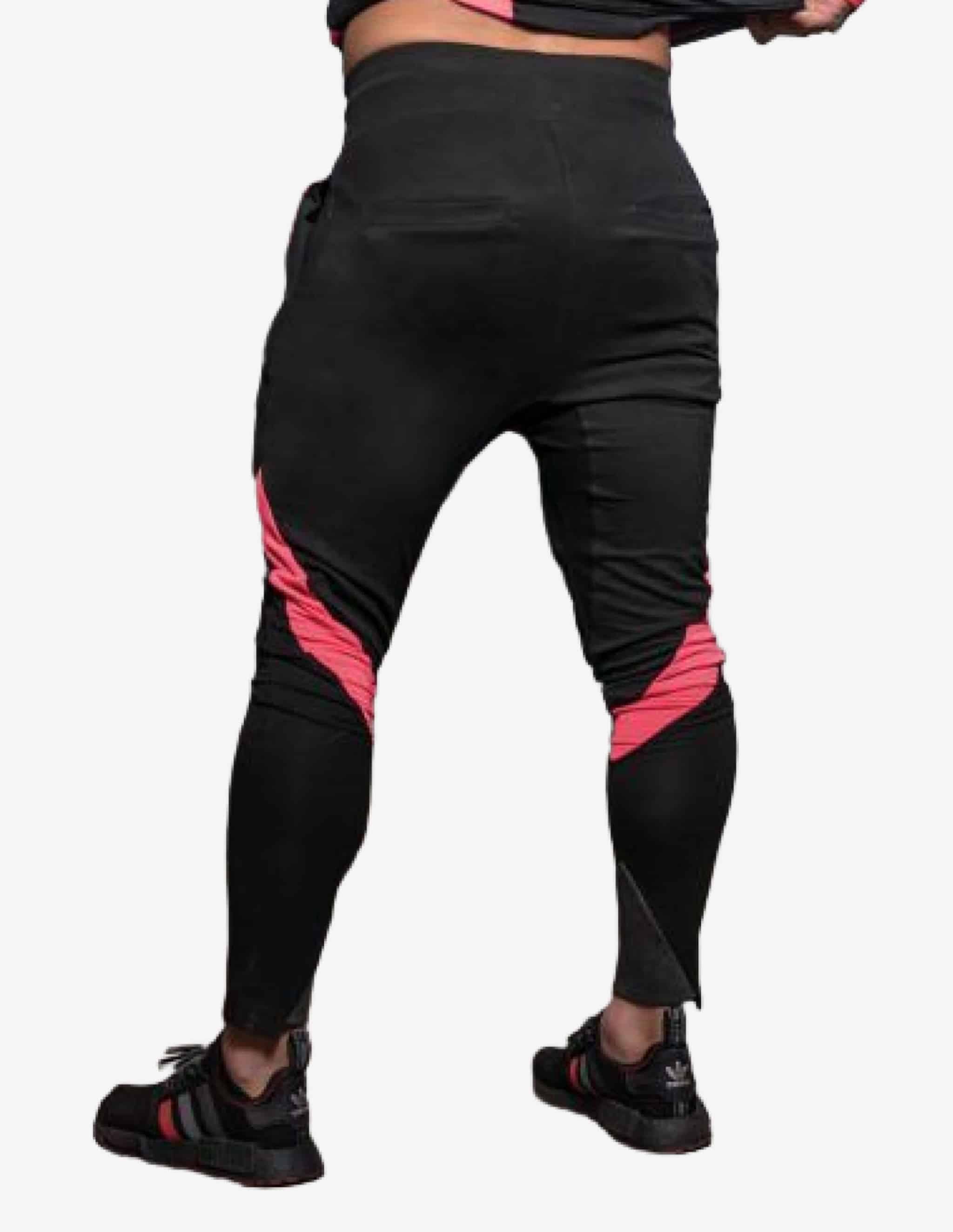 NERI X Prometheus Jogger – Black & Ajax Pink-Bottom Man-Body Engineers-Guru Muscle