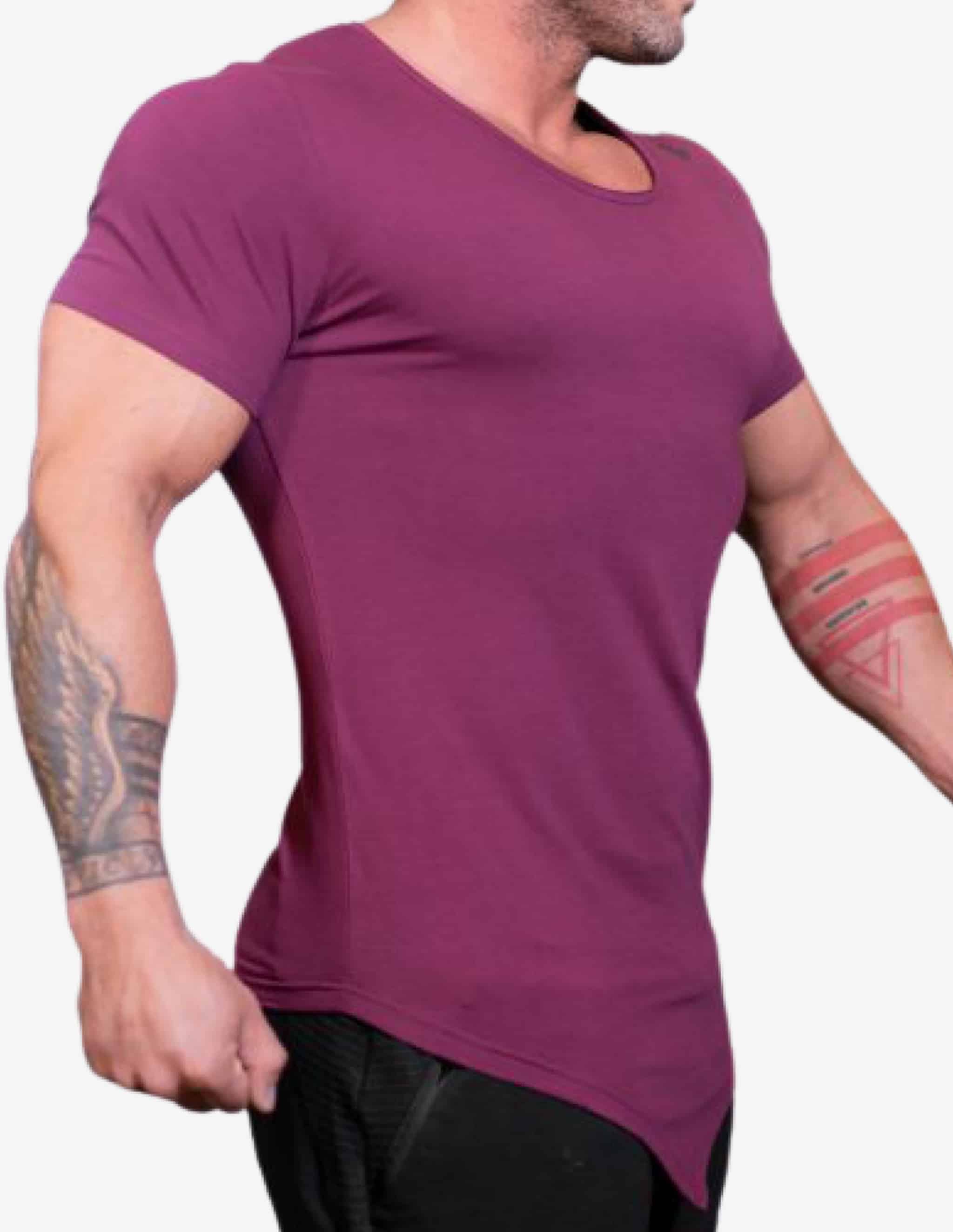 NOCTE Prometheus 4.0 – Burgundy-T-shirt Man-Body Engineers-Guru Muscle