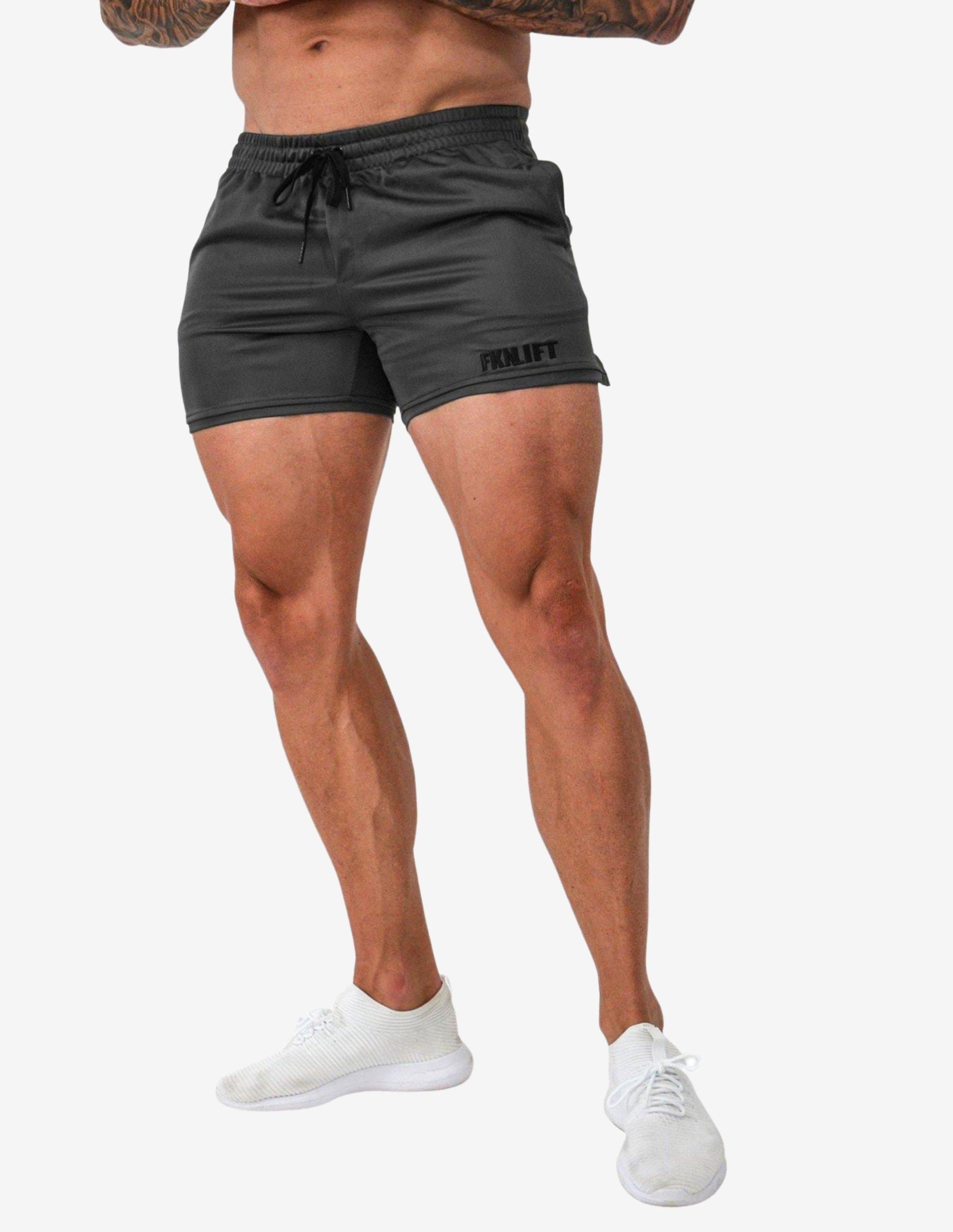 Charcoal-Shorts Man-FKN Gym Wear-Guru Muscle
